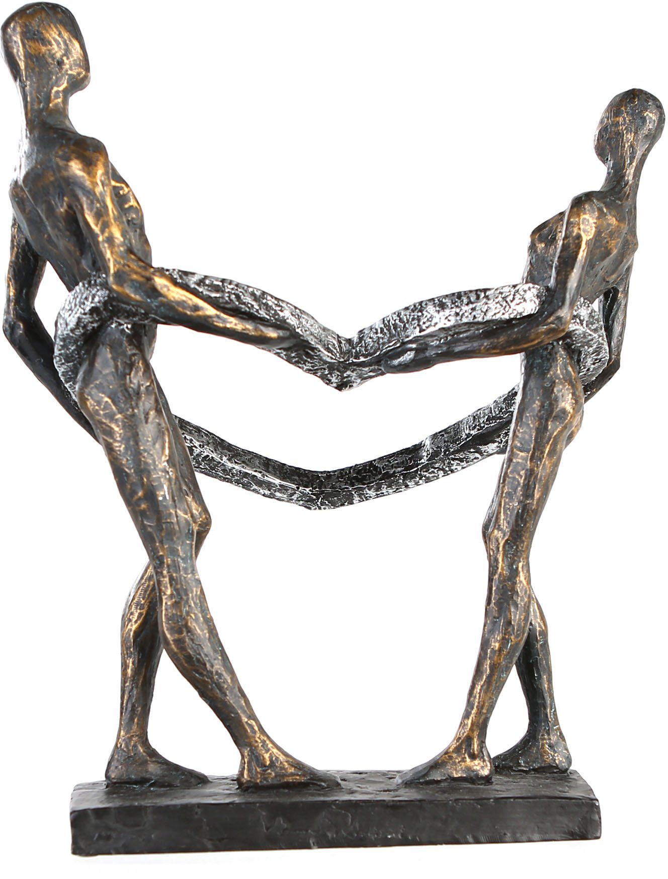 Casablanca by Gilde Dekofigur Skulptur Connected (1 St), Dekoobjekt, Höhe 31 cm, mit Spruchanhänger, Wohnzimmer