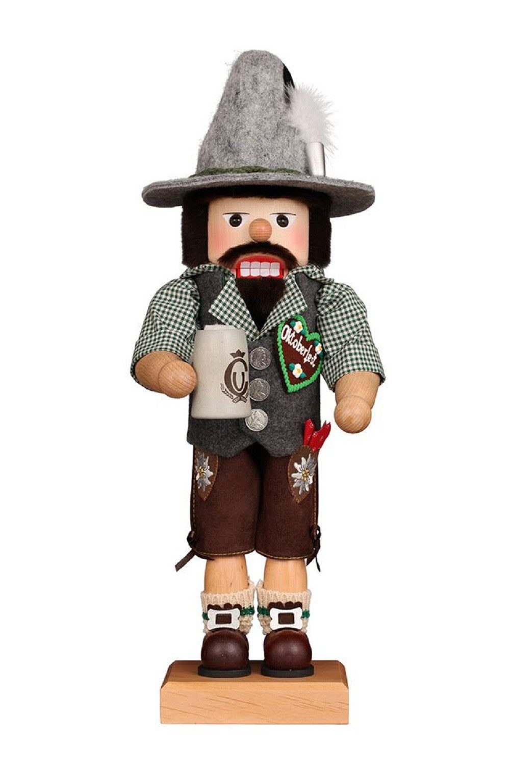 Christian Ulbricht Nussknacker Premium Oktoberfestler Neu 2024- aus dem Erzgebirge