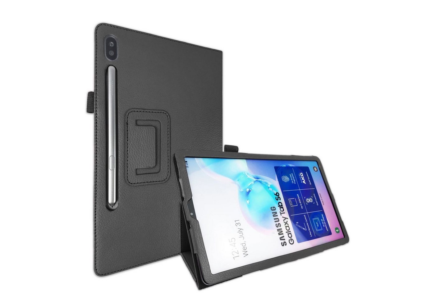 Lobwerk Tablet-Hülle Schutzhülle für Samsung Galaxy Tab S6 SM-T860 10.5 Zoll, Sturzdämpfung, Aufstellfunktion