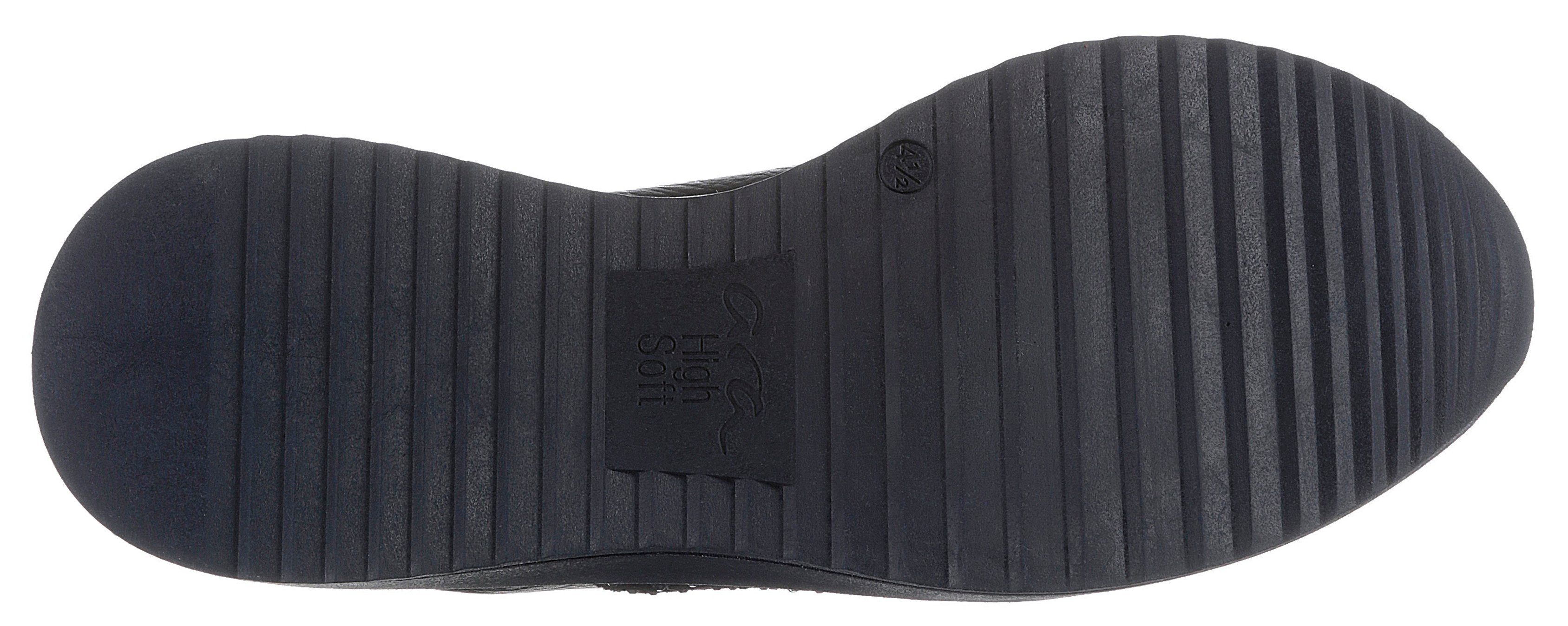 dunkelblau Sneaker Ara H in (sehr LAS VEGAS weit) mit Wechselfußbett, gepolstertem Weite