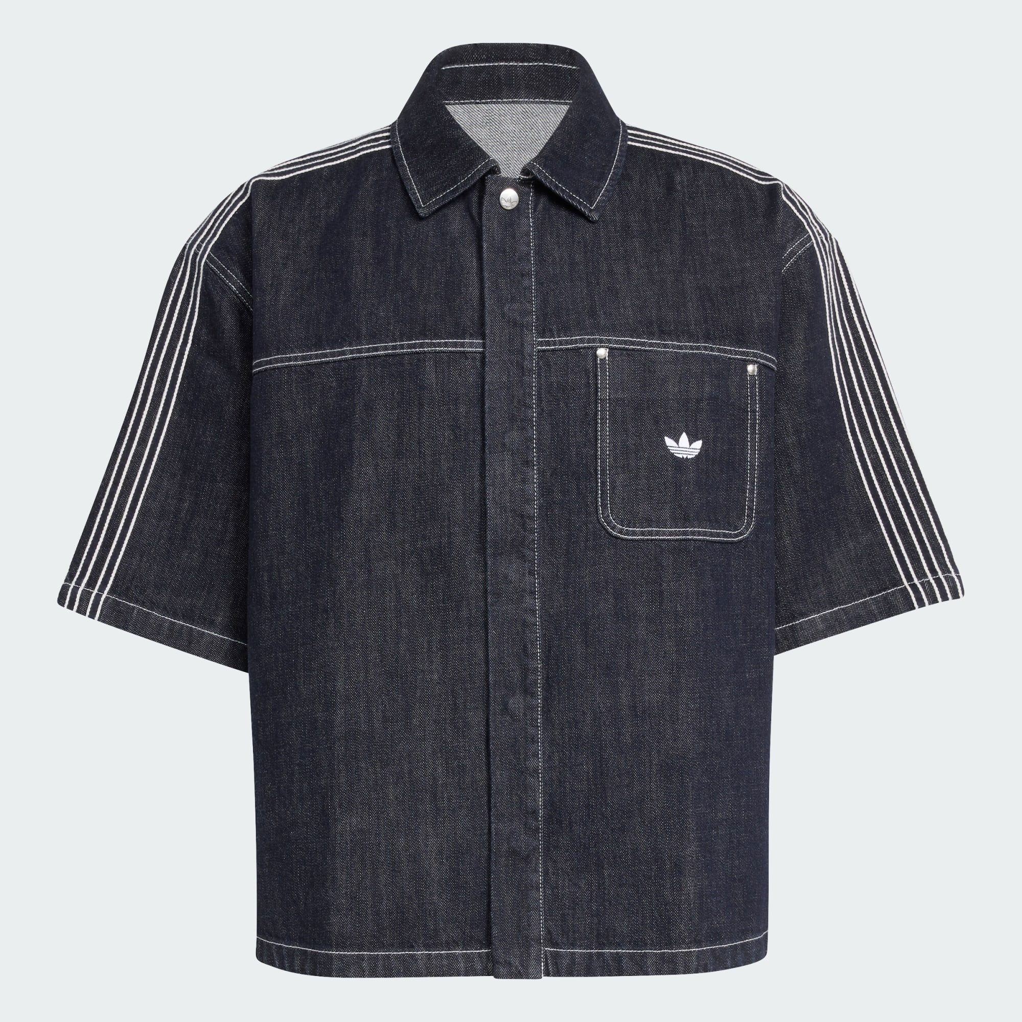 adidas Originals Jeanshemd ORIGINALS DENIM SHORT SLEEVE WORK HEMD (1-tlg)
