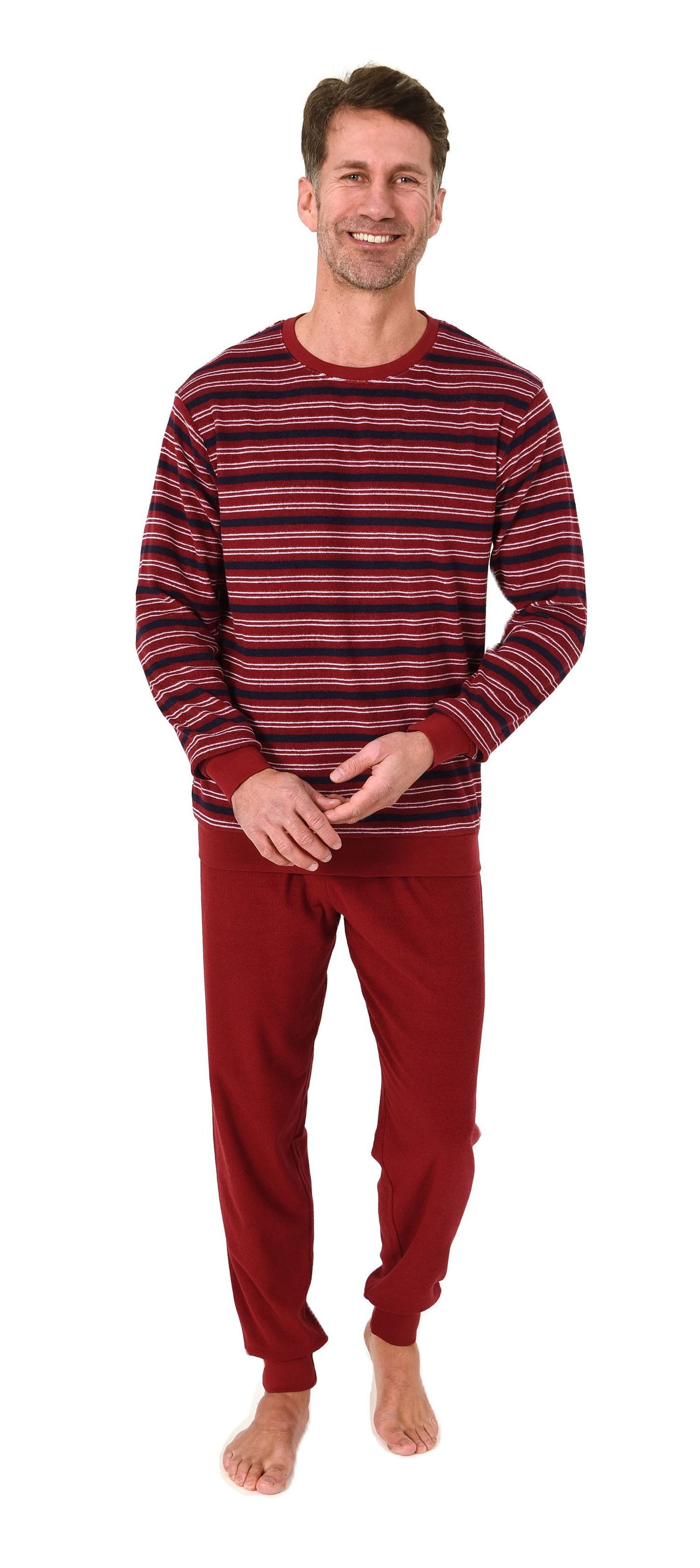 Normann Pyjama Normann Herren Frottee Schlafanzug günstig online kaufen