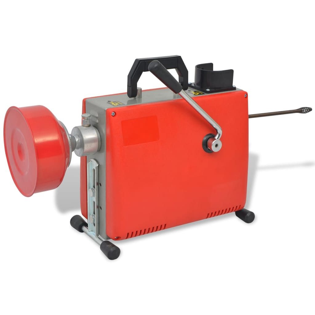 vidaXL Bodenstaubsauger Rohrreinigungsmaschine 250W 15mx16mm 4,5mx9,5mm, 250 W
