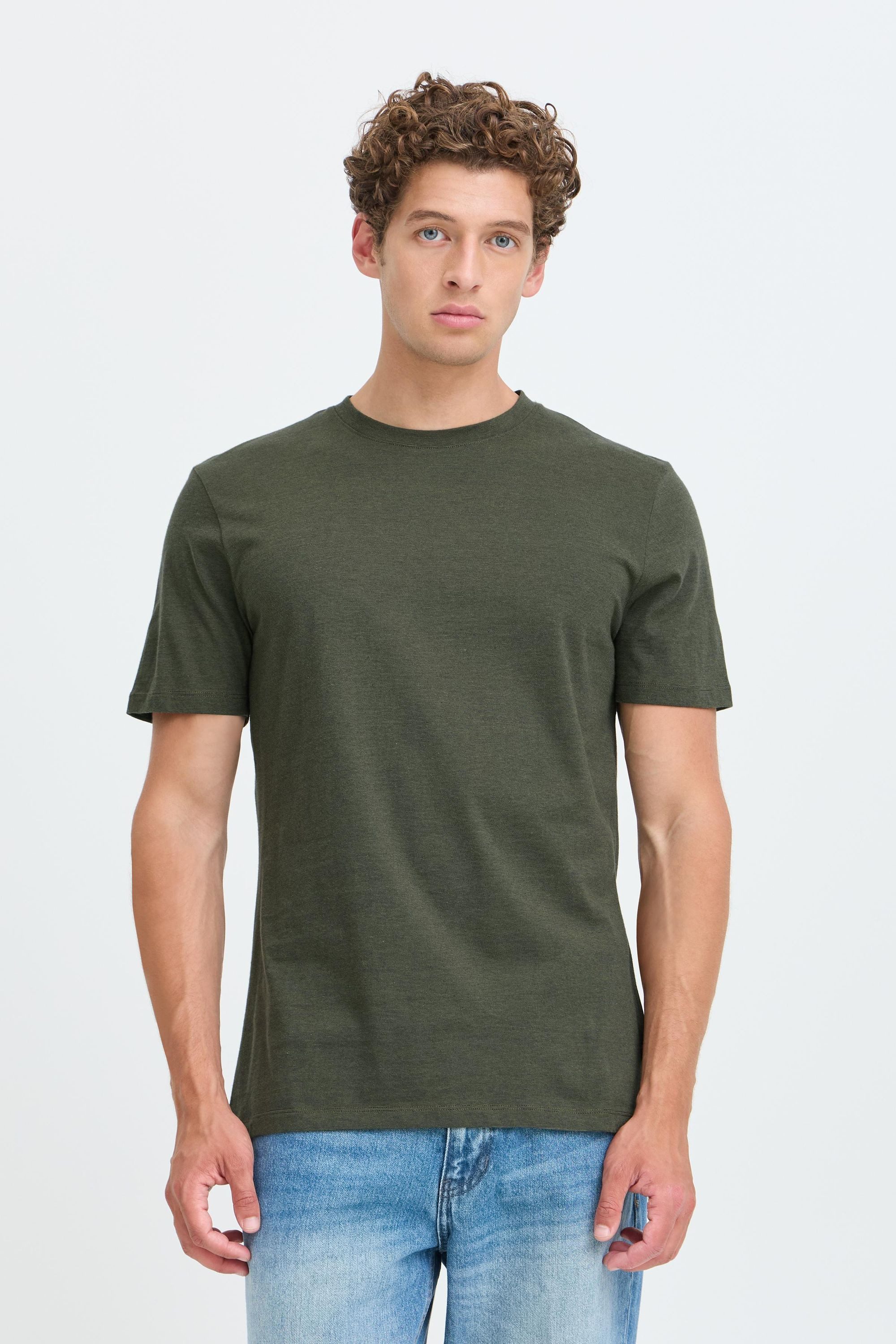 Casual Friday T-Shirt CFThor Basic T-Shirt mit Rundhalsausschnitt