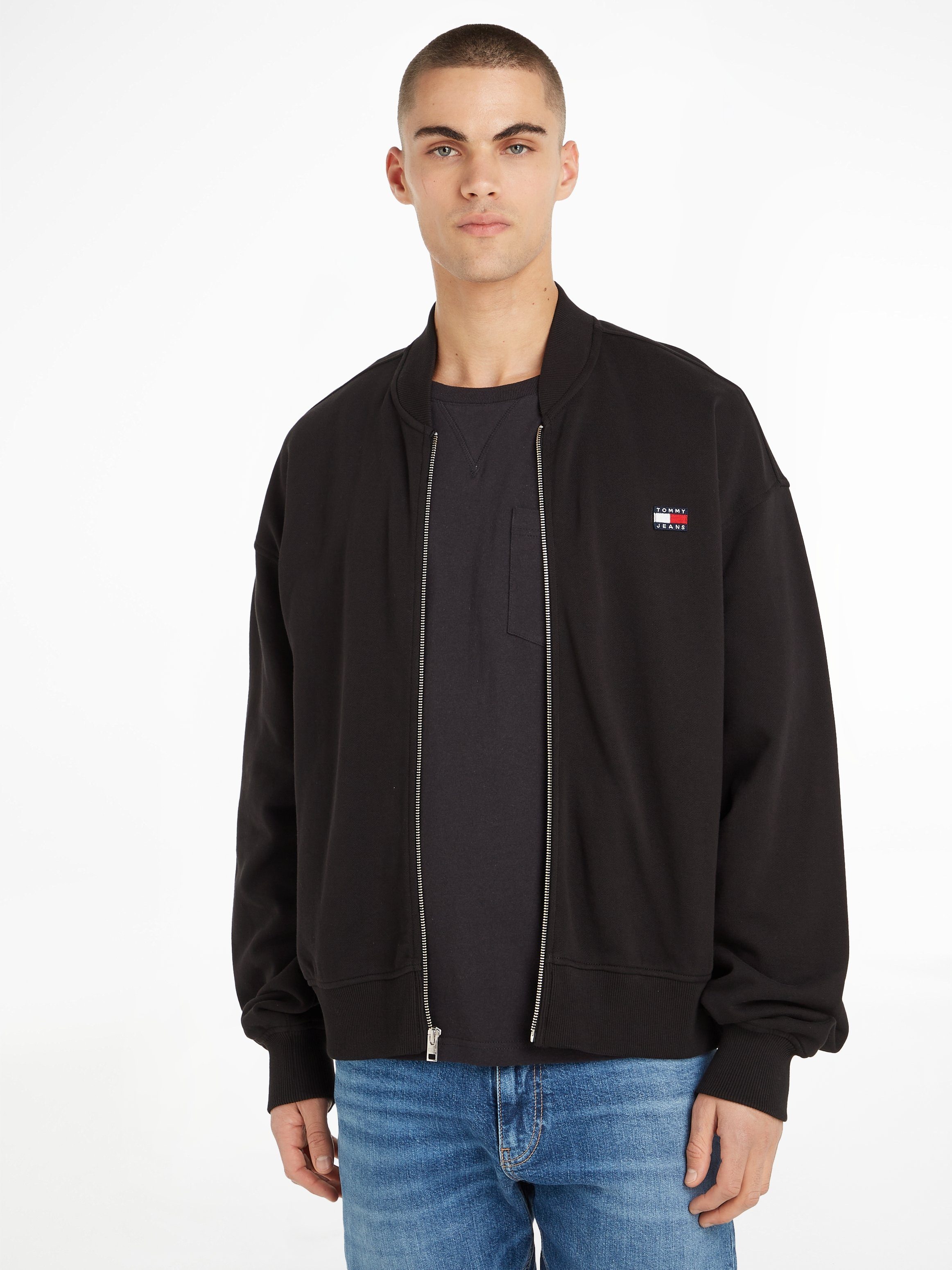 Tommy Jeans Sweatjacke BOMBER XS TJM BOXY BADGE