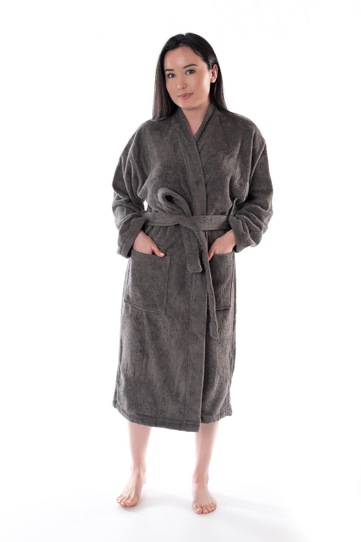 Bademantel 100 % Bio-Baumwolle Bademantel - Unisex