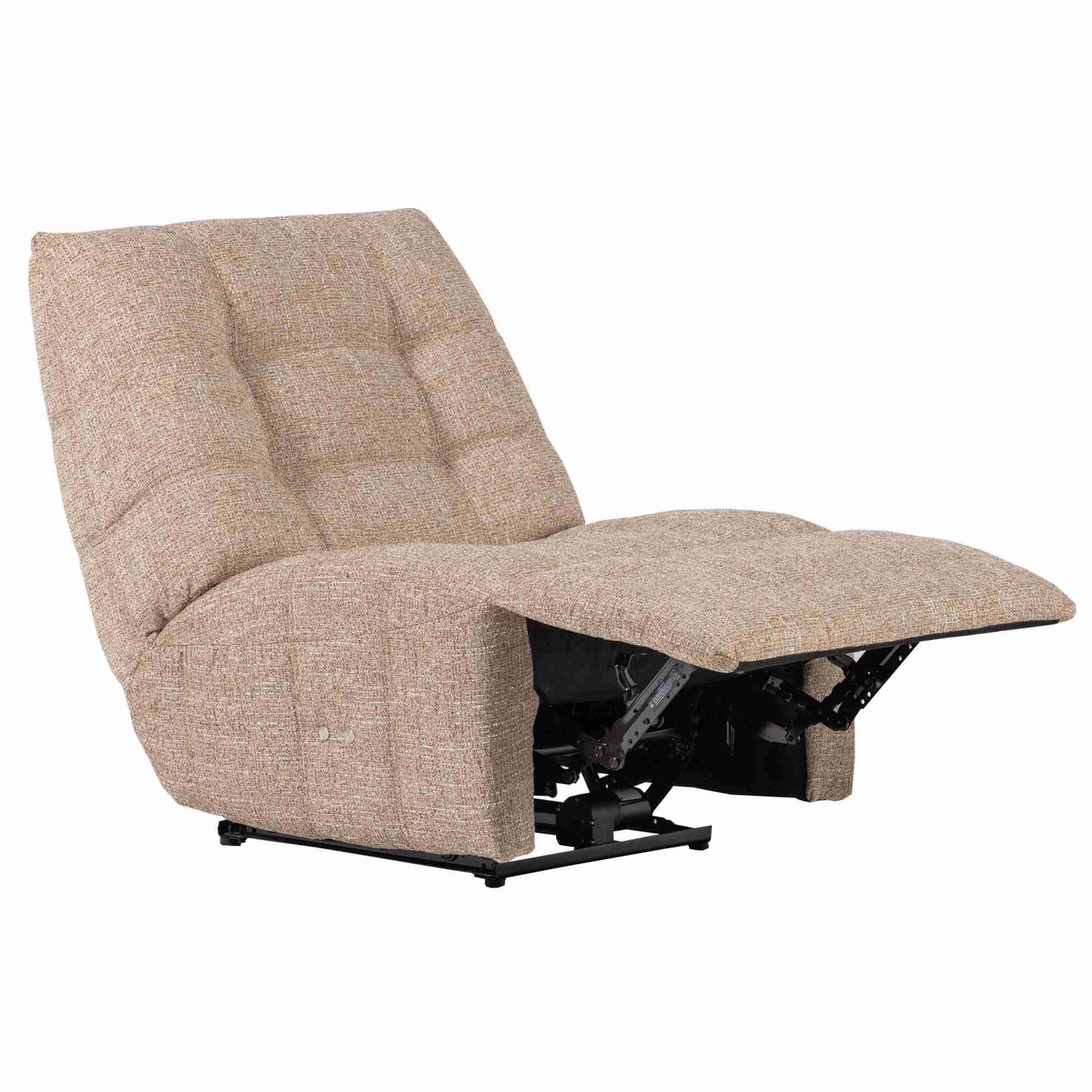 WOOOD Sessel Hein in Natur Melange – Relaxsessel mit Motorfunktion, mit Relaxfunktion