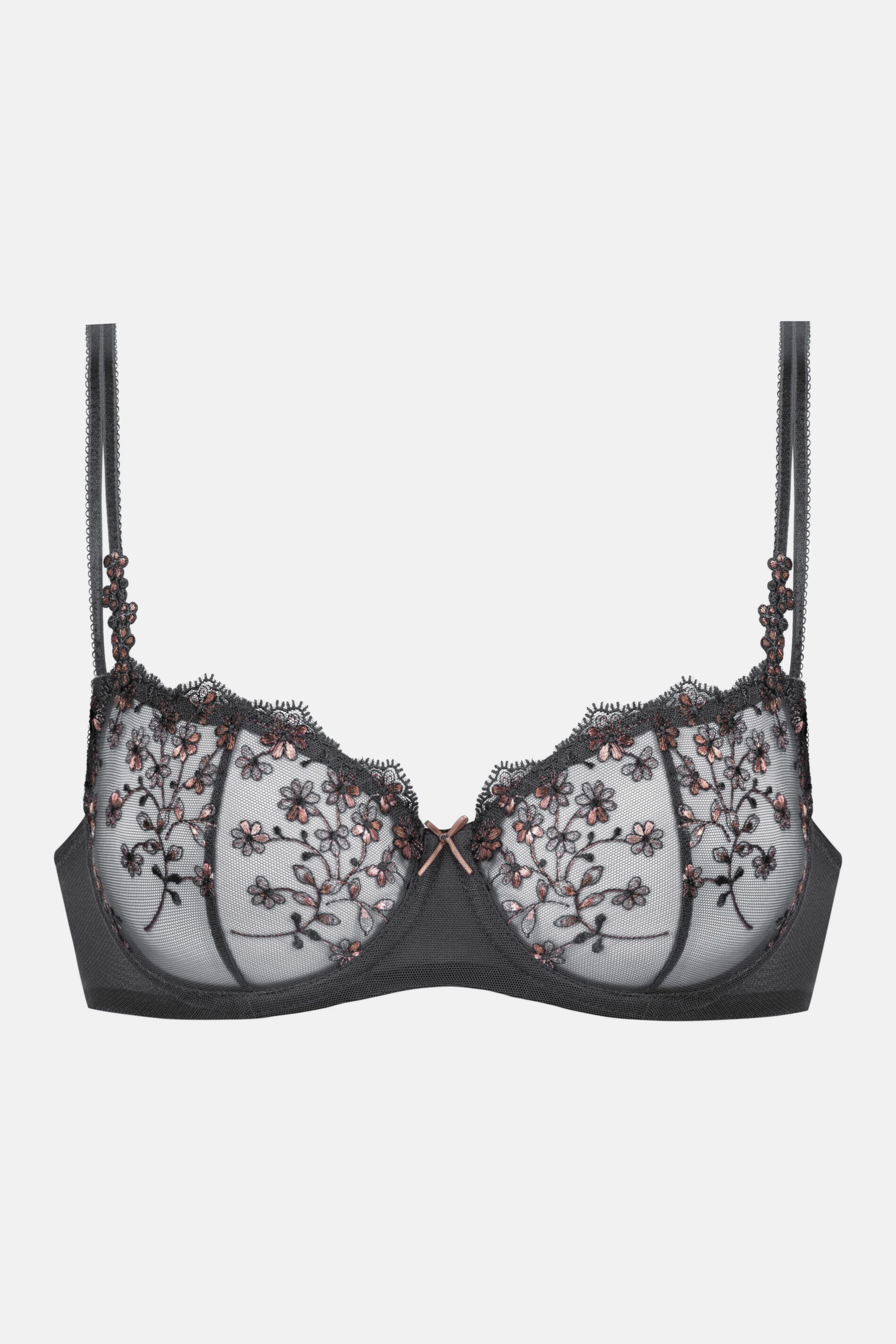 Mey Bügel-BH Mey Damen Balconette-BH Serie Delightful Floral (1-tlg., 1) Dessous-BH aus verführerischer Spitze, florale Stickerei