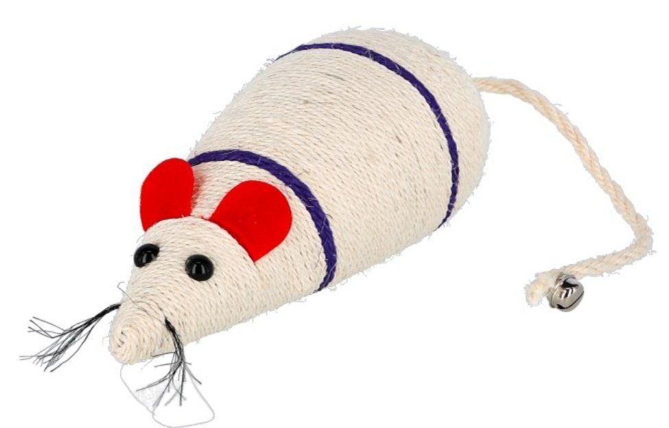 Kerbl Plüschmäuse Sisalspielmaus 31,5 cm x 13 cm 81667, (1-tlg)