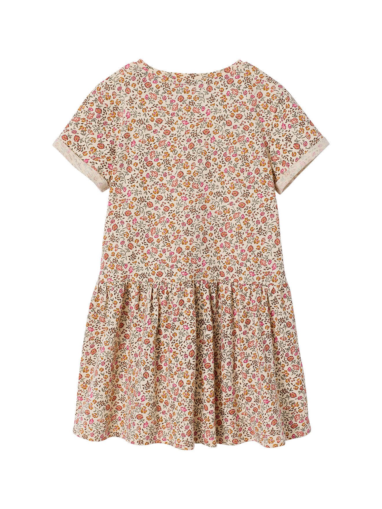 vertbaudet Minikleid Mädchen Shirtkleid BASIC Elastische Taille