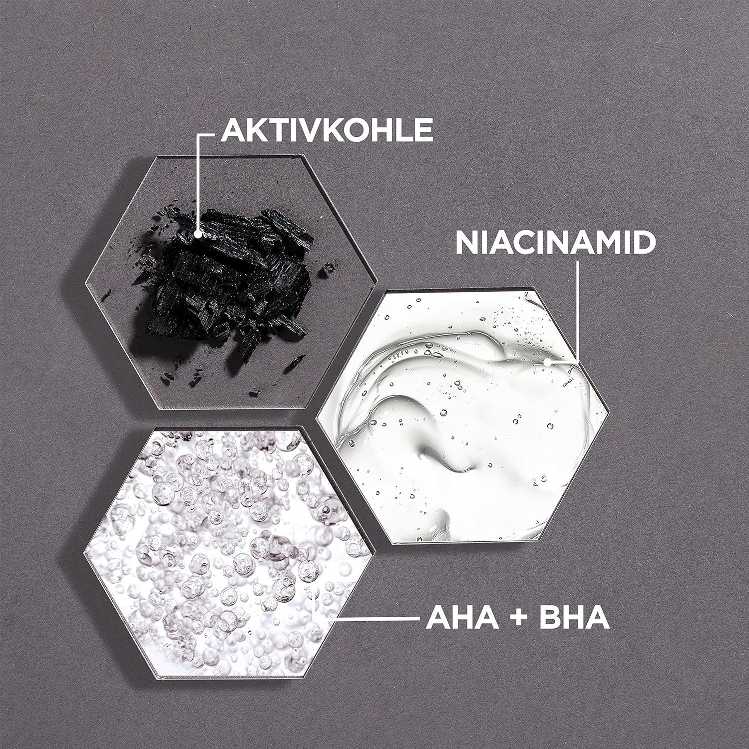 GARNIER Gesichtsserum Garnier AHA + BHA Serum, Gesichtspflege Hautklar, 30ml, 1-tlg.