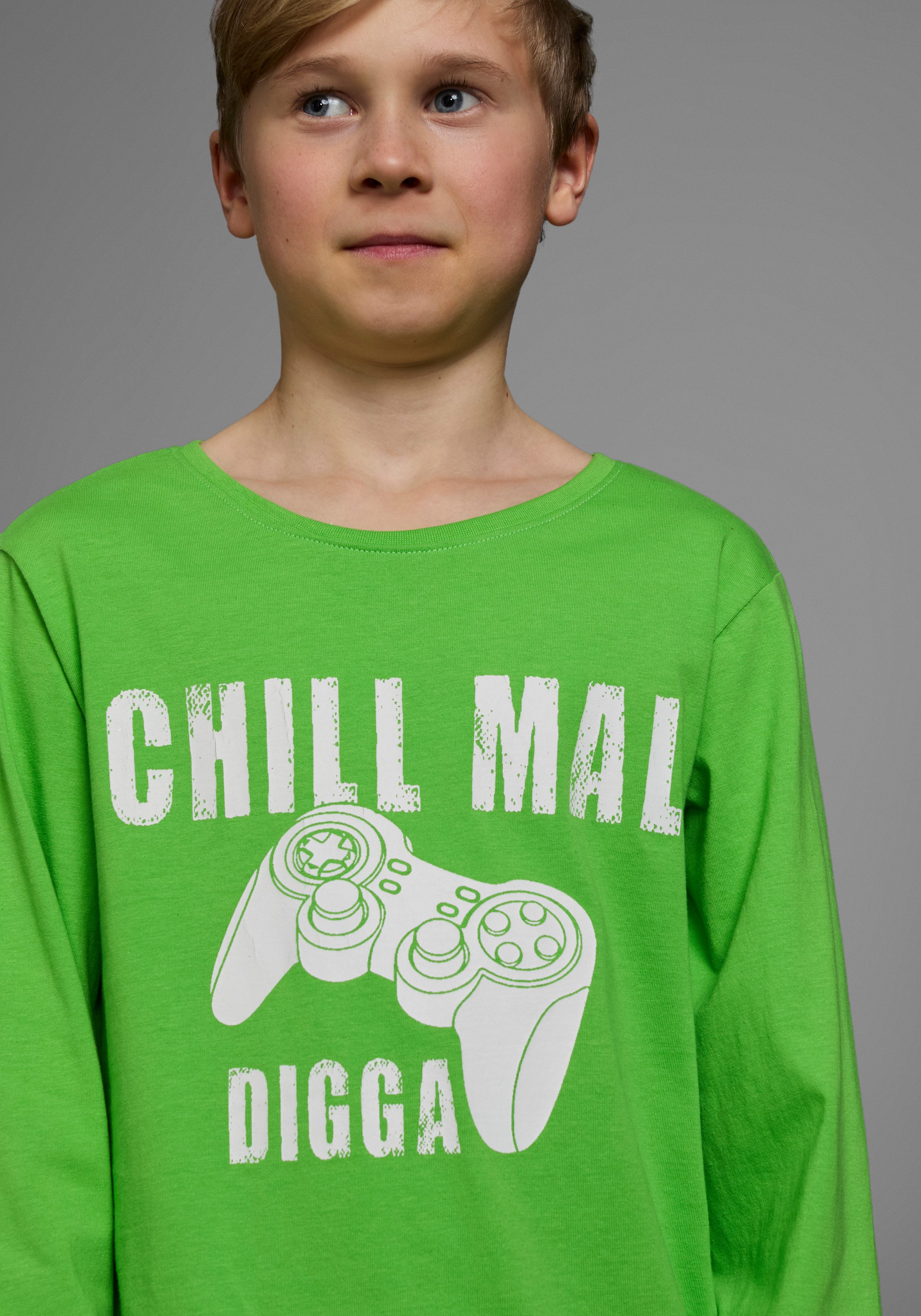 Langarmshirt CHILL MAL DIGGA