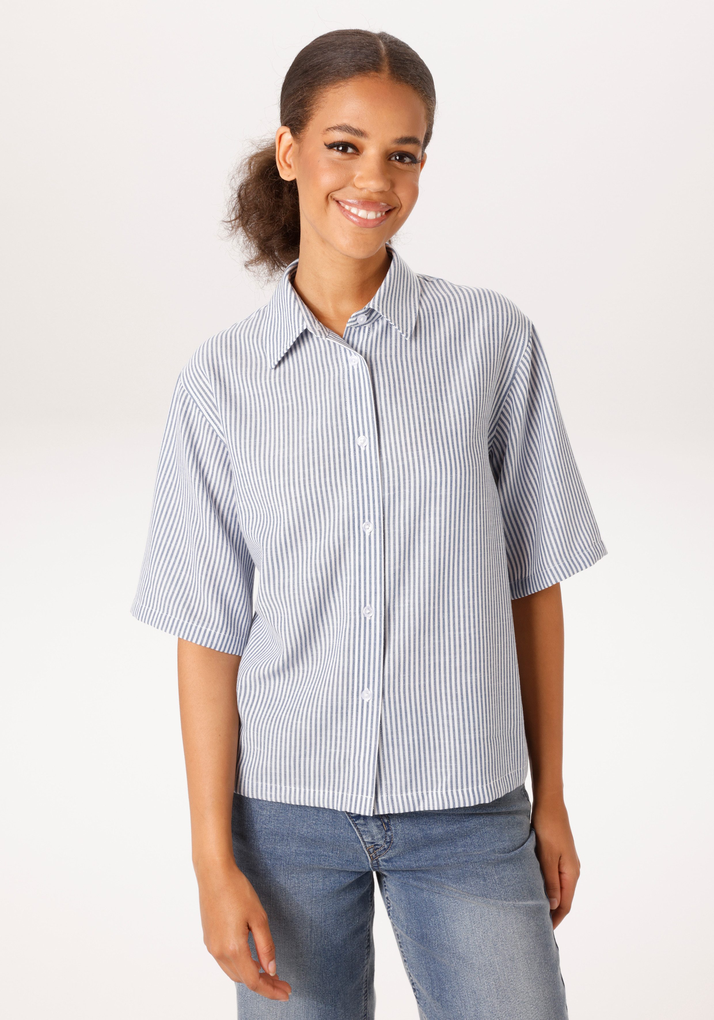Aniston CASUAL Hemdbluse im Streifen-Dessin - NEUE KOLLEKTION. € 39,99, (€ 39,99 pro 1 Stk).