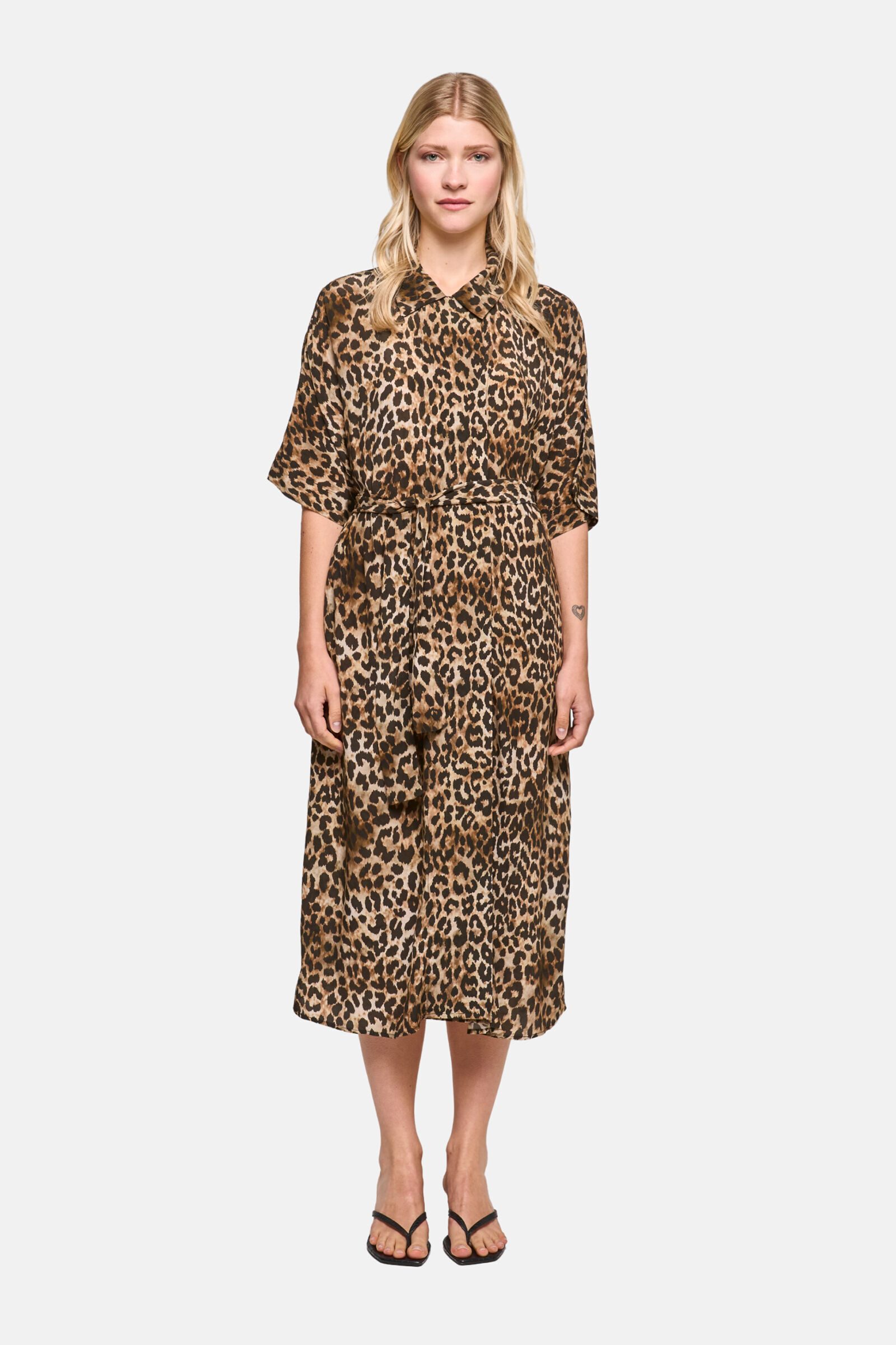 Princess goes Hollywood Blusenkleid mit Allover Leoprint