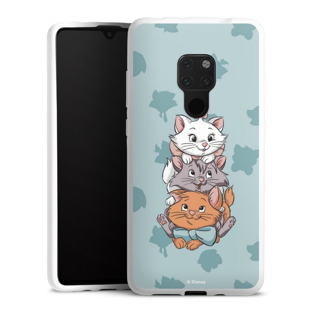 DeinDesign Handyhülle Disney Aristocats Katze Aristocats Triplets, Huawei Mate 20 Silikon Hülle Bumper Case Handy Schutzhülle