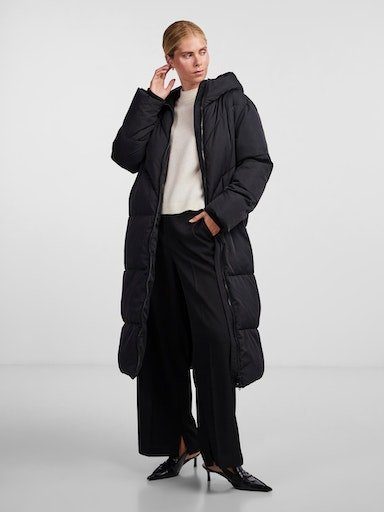 Y.A.S Steppmantel YASIRIMA LS LONG DOWN COAT S. NOOS Black