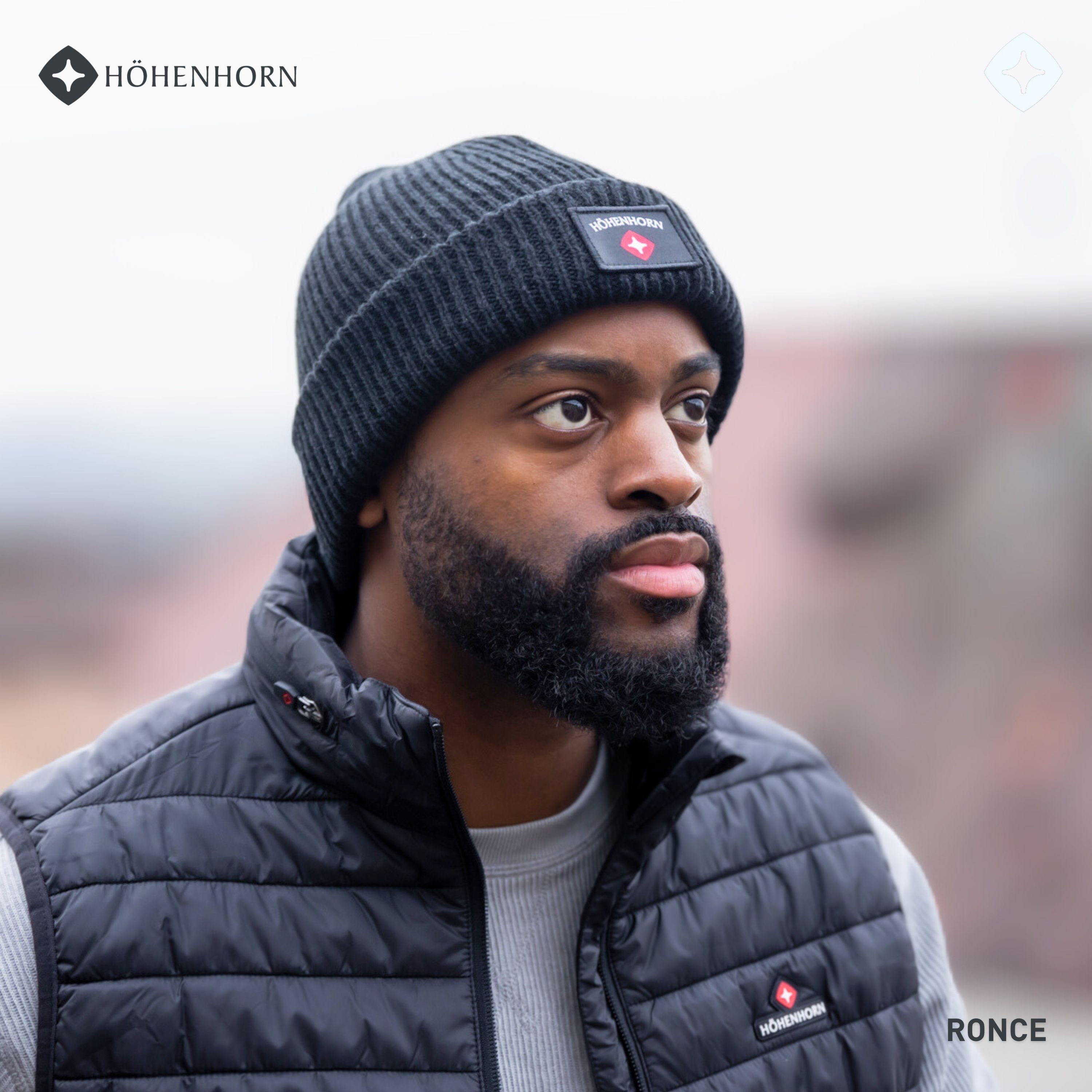Höhenhorn Beanie Ronce Knitted Wintermütze Unisex Herren Damen Mütze Strickmütze Einheitsgröße, warm, weich, schnelltrockned