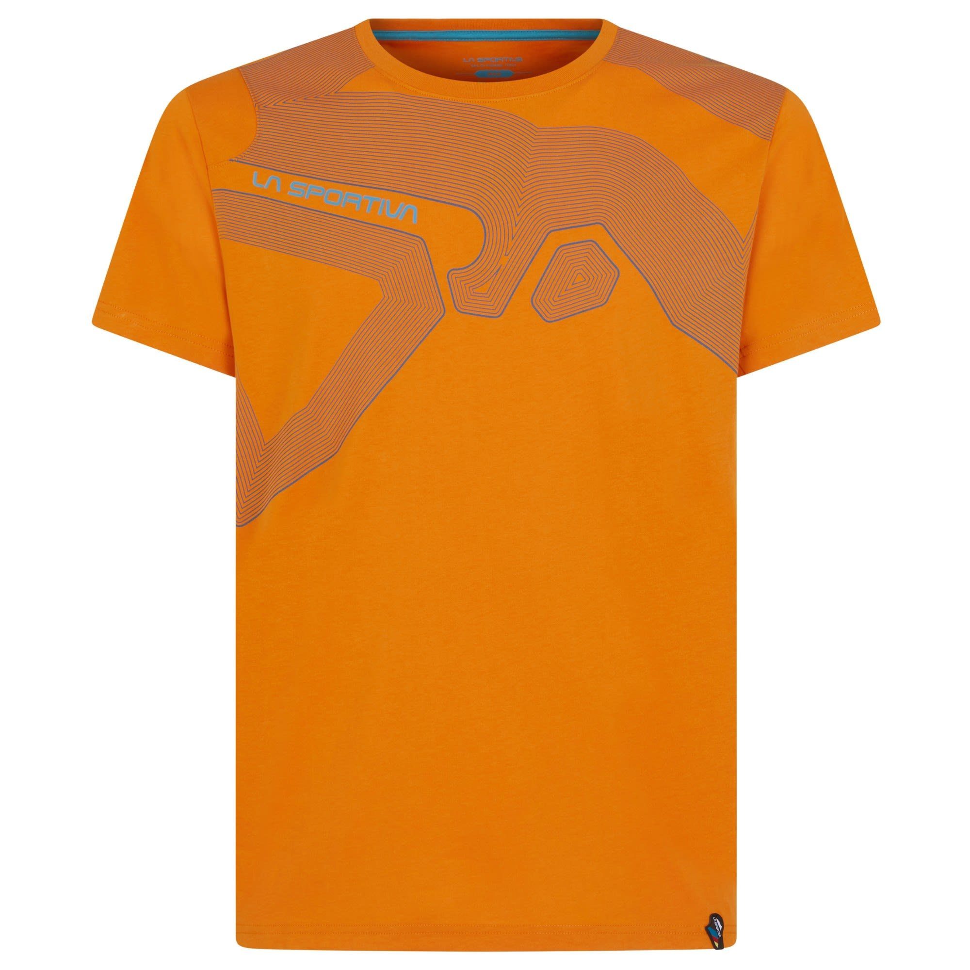 La Sportiva T-Shirt La Sportiva M Theory T-shirt Herren Kurzarm-Shirt Maple - Topaz