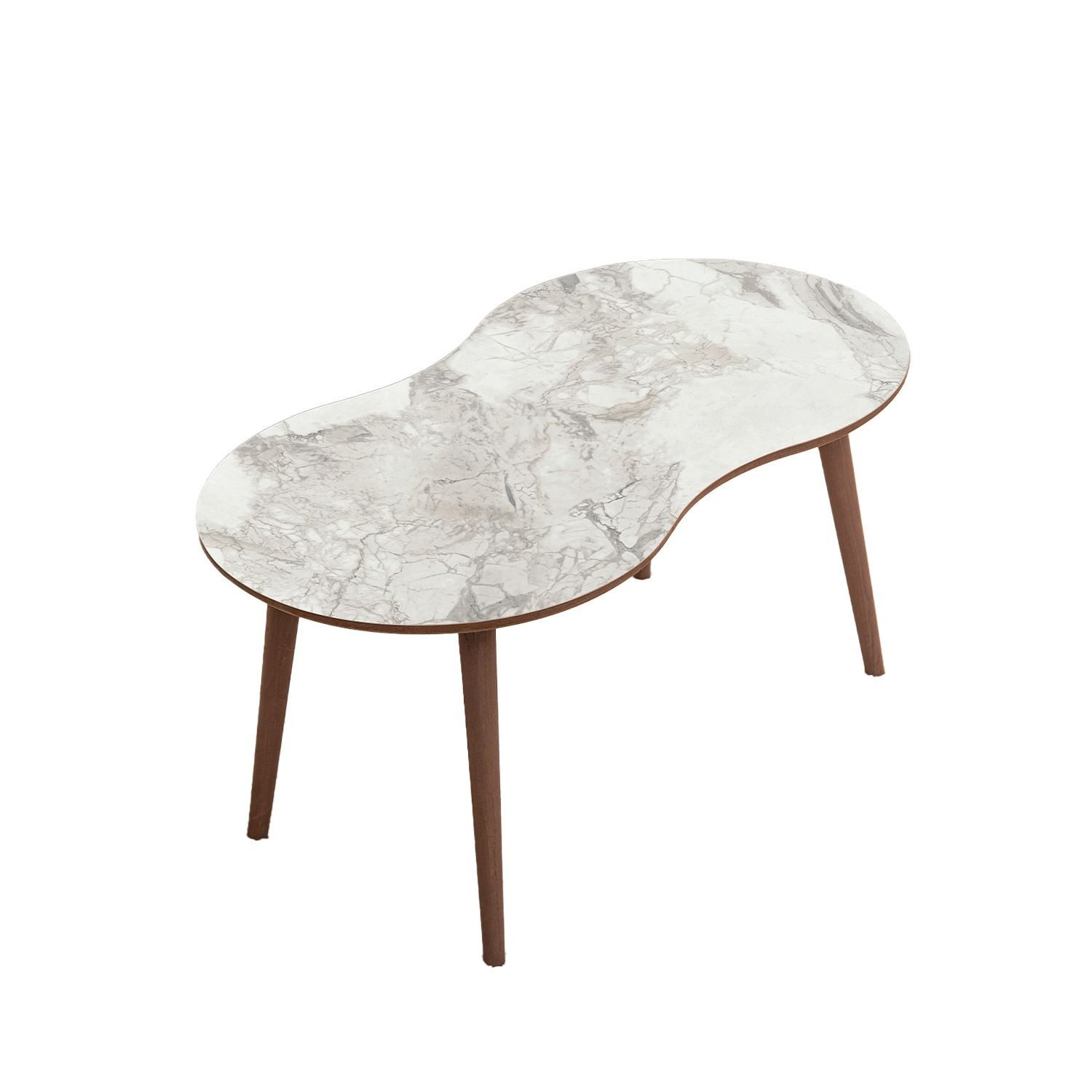 Skye Decor Couchtisch Moon (1-St., 1 Tisch), MDF mit Holzbeinen