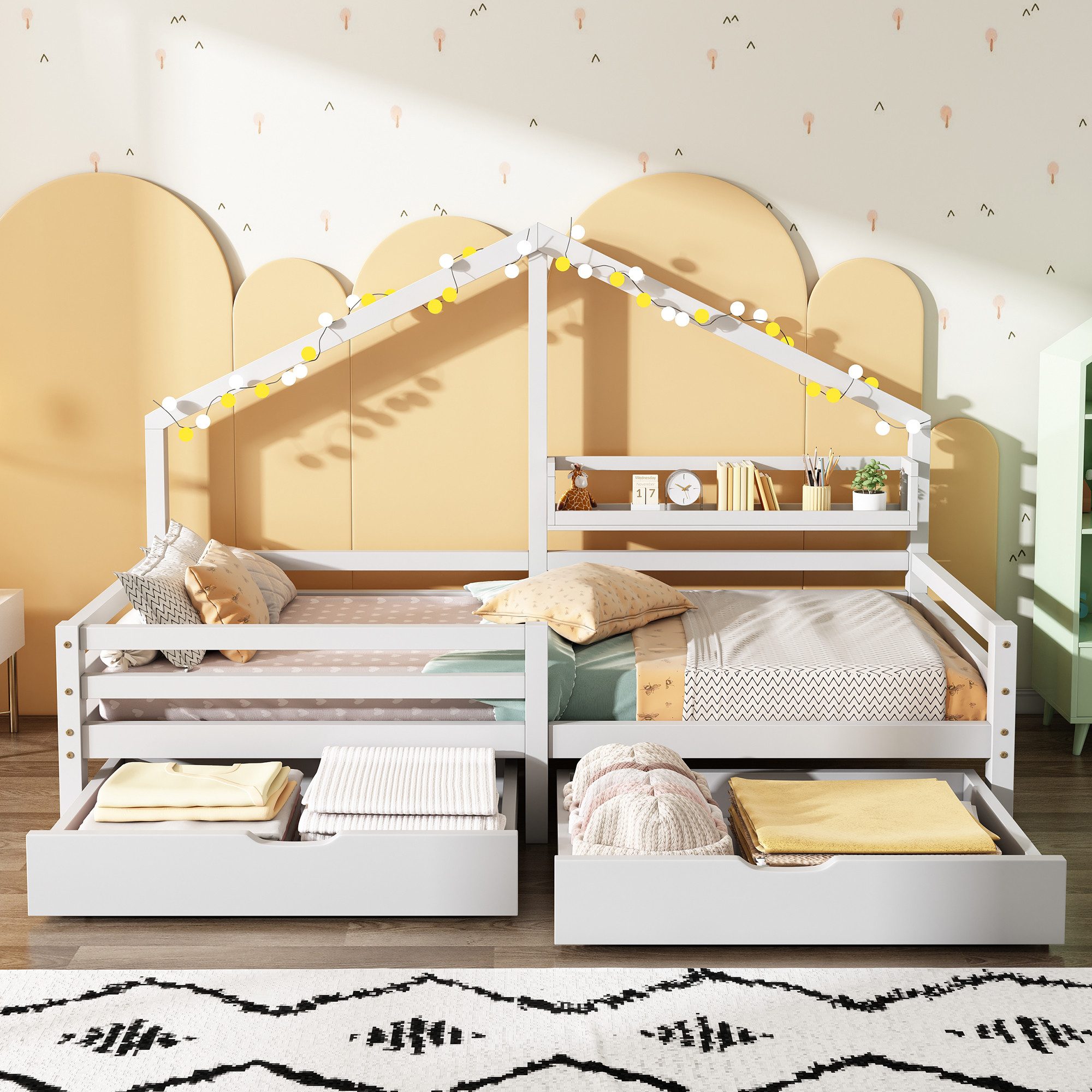HAUSS SPOLE Kinderbett 90x200 cm Hausbett günstig online kaufen