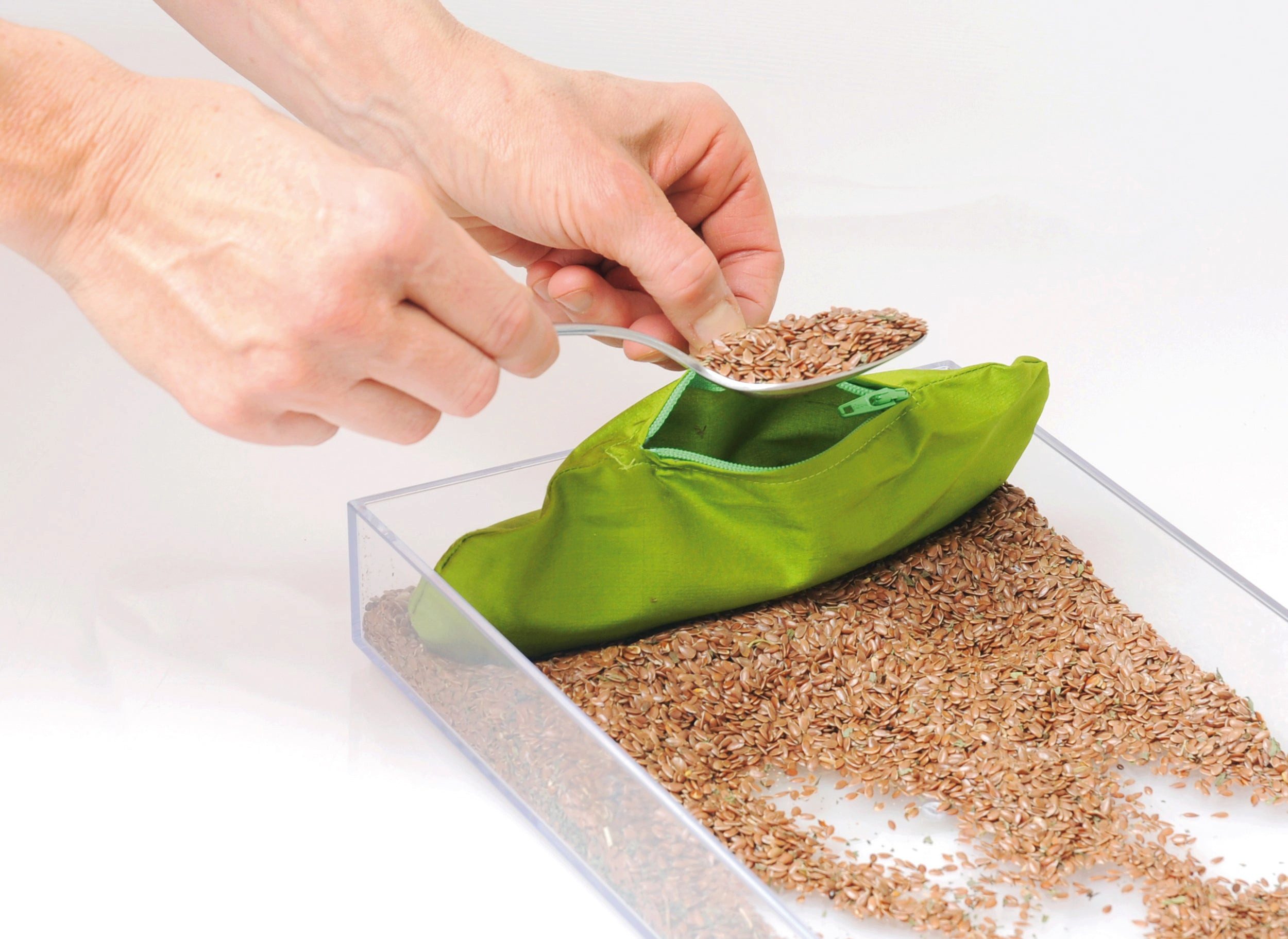 Yogistar Augenkissen Augenkissen - Bio-Minze + Bio-Leinsamen, Aromakräuter-Leinsamen Augenkissen für Entspannung und Wohlbefinden