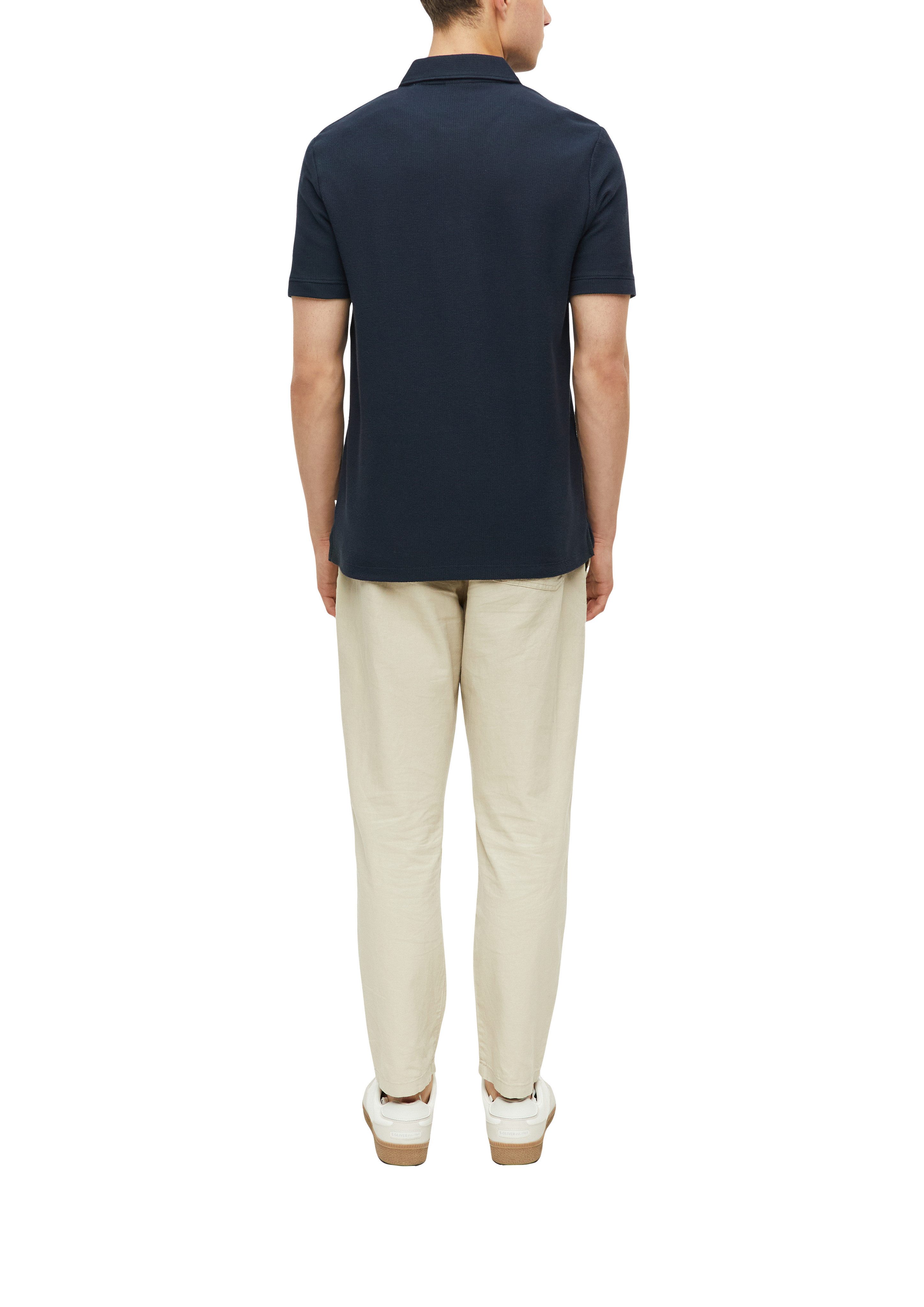 s.Oliver Poloshirt Sommer-Poloshirt / unifarben – Bild 3 von 4
