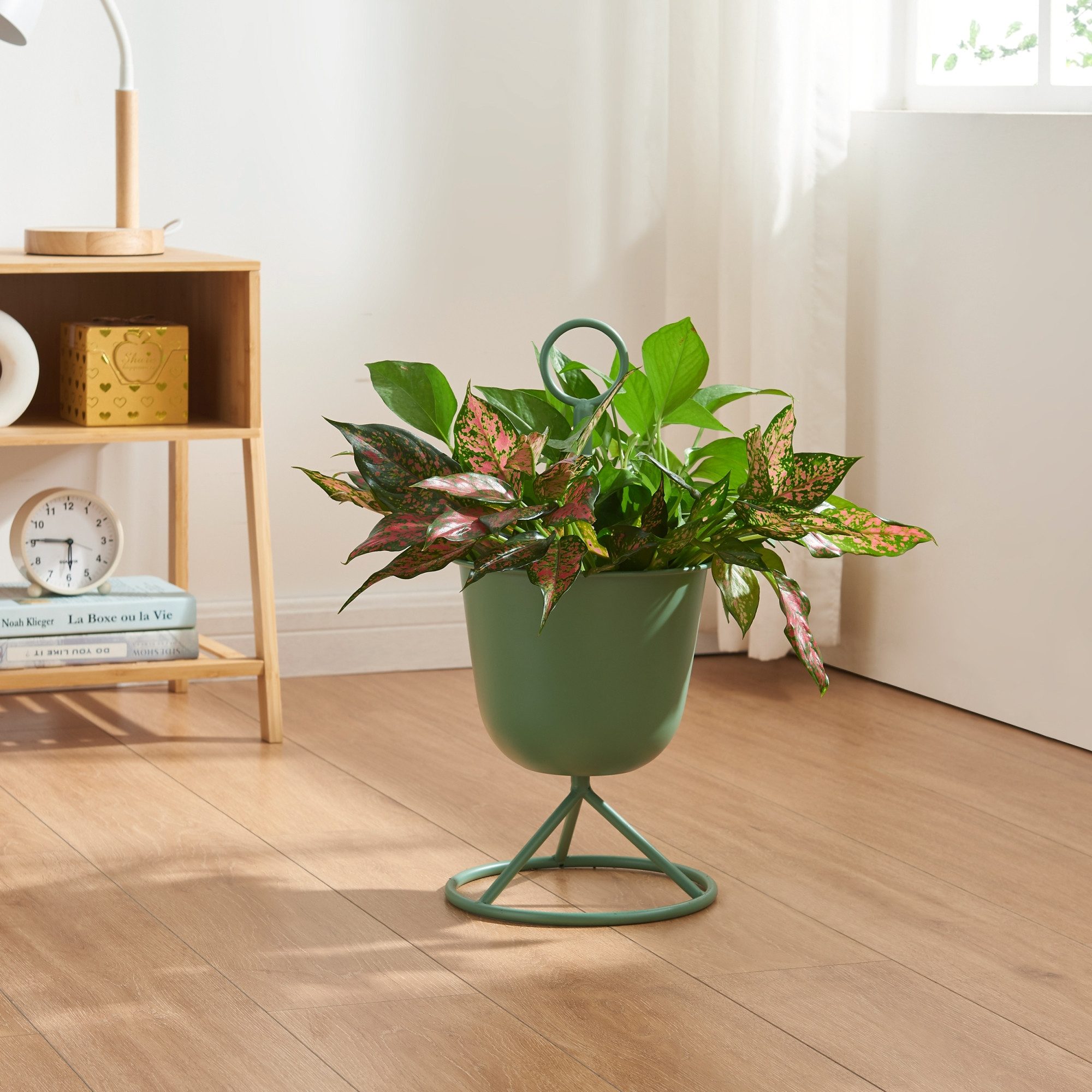 en.casa Blumenständer, »Alphen« mit 1 Topf günstig online kaufen