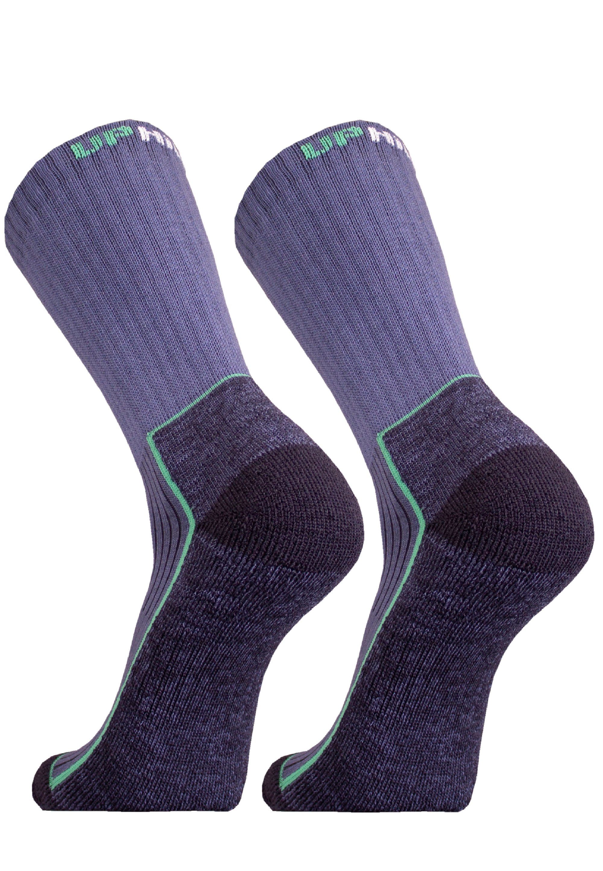 speziell Pack 2er Socken SAANA geformter blau (2-Paar) UphillSport Ferse mit