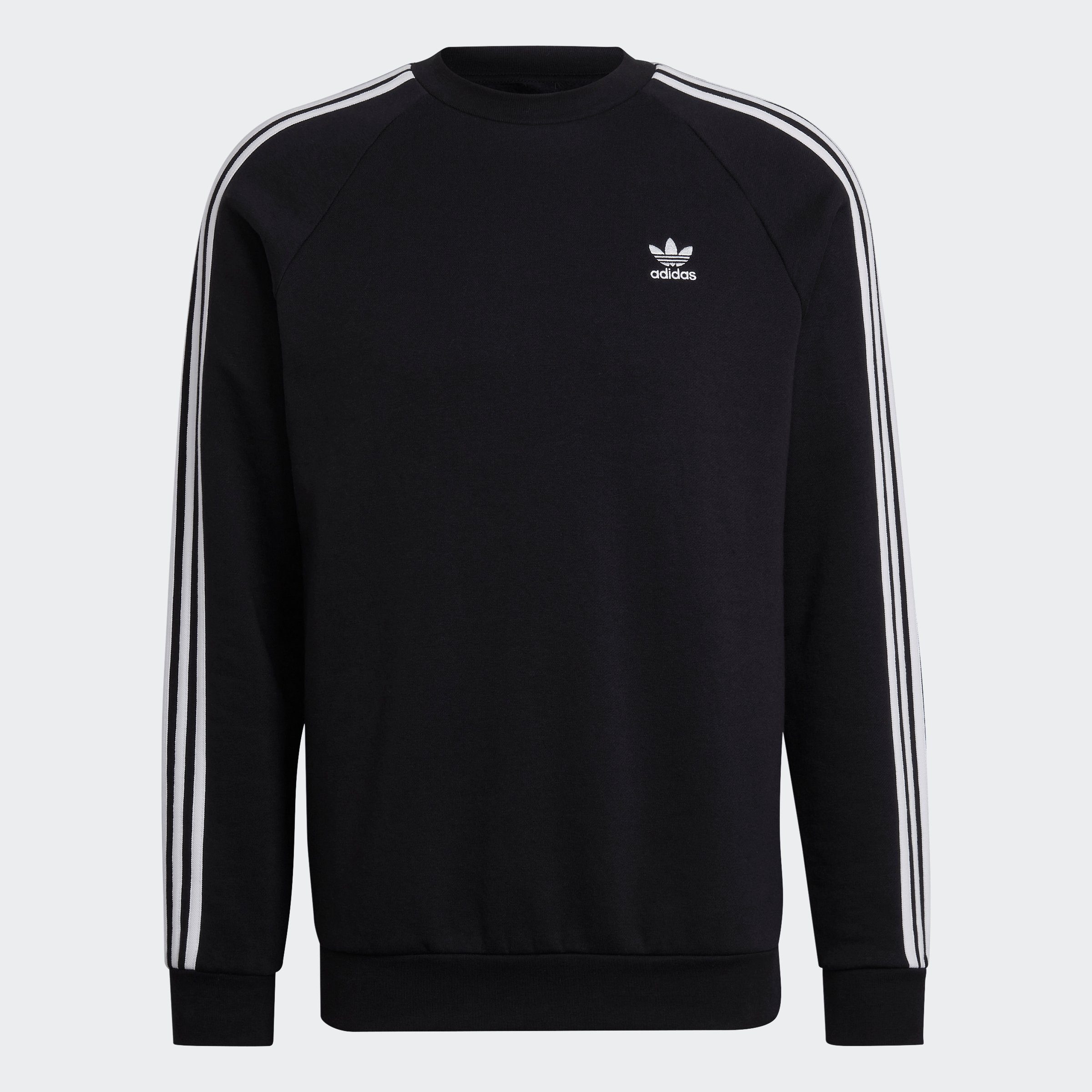 adidas Originals Sweatshirt BLACK ADICOLOR 3-STREIFEN CLASSICS