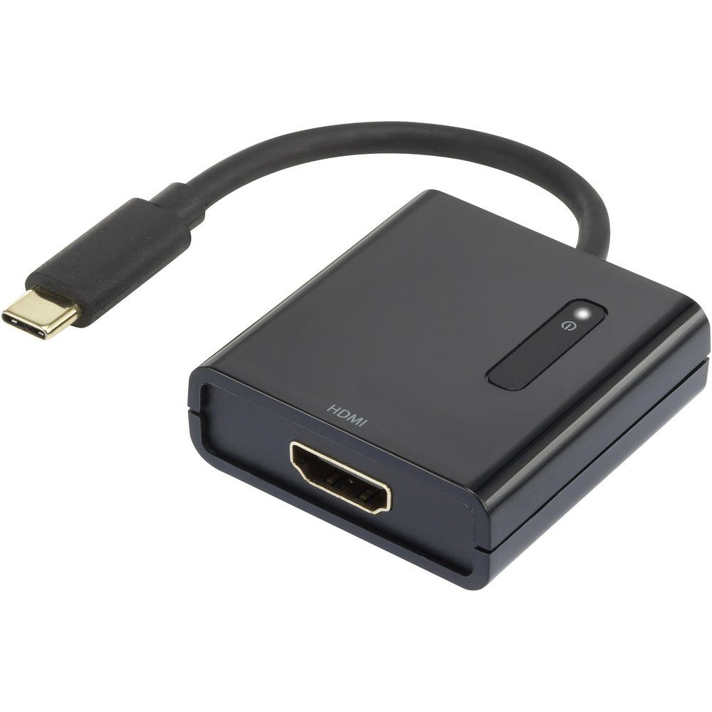 Renkforce RF-4472892 USB / HDMI Adapter [1x USB-C® Stecker - 1x HDMI-B TV-Adapter