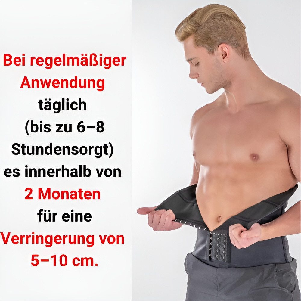 Yamuna Bauchweggürtel, Korsett Herren/Corsage Herren/Waist Trainer Herren (Mit Aufbewahrungstasche) Ideale Lösung, um Ihre Silhouette zu formen und zu optimieren