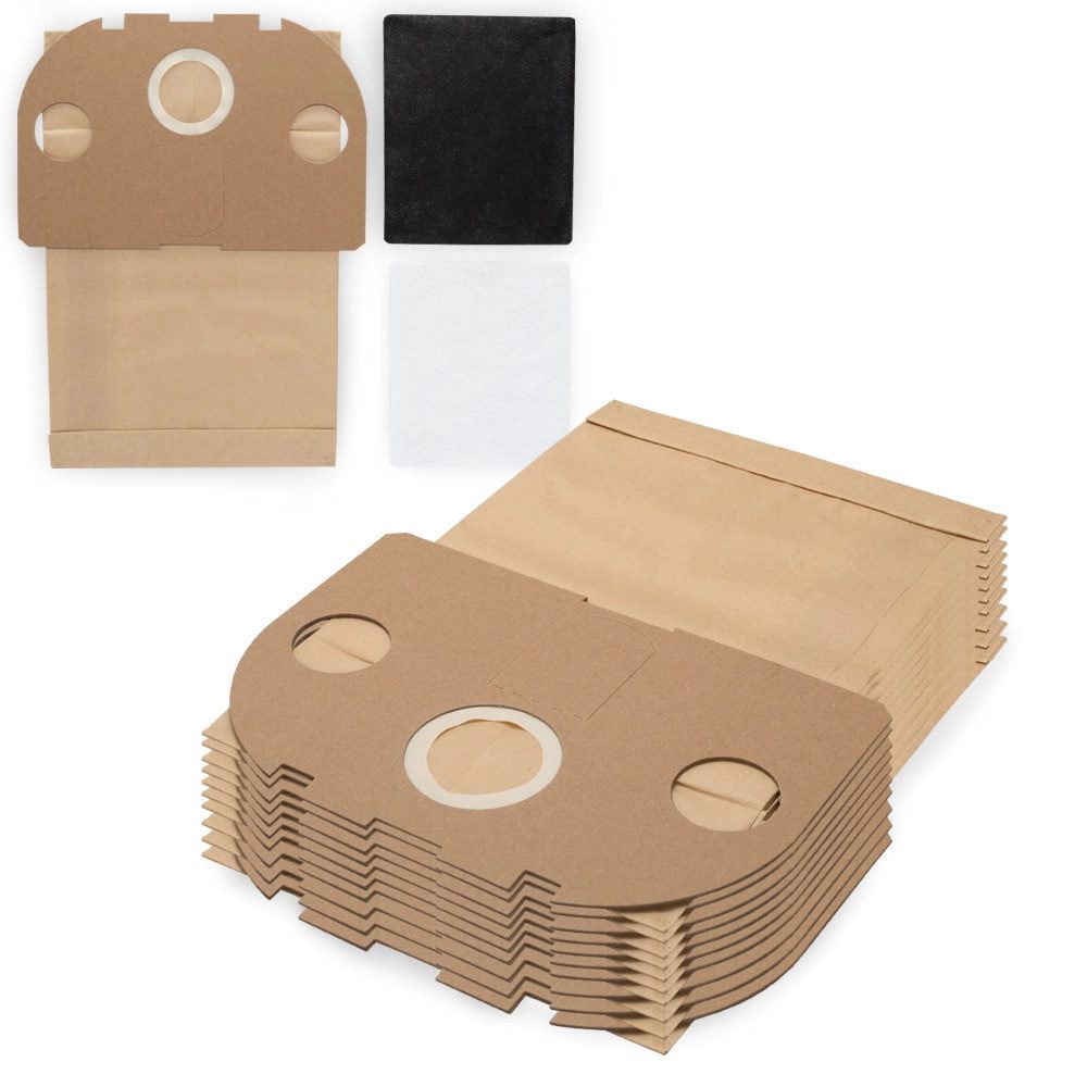 PRIMEBAG Staubsaugerbeutel Hygieneschutz Motorschutzfilter für Vorwerk 250 251 252 kompatibel