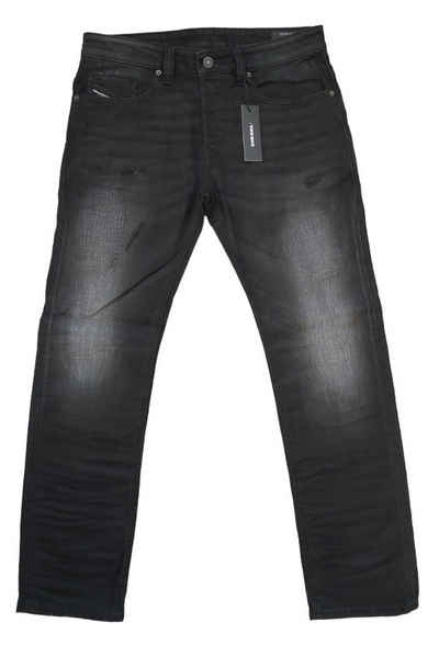 Diesel Comfort-fit-Jeans Safado (Schwarz) Stretch, 5-Pocket-Style, Regular Slim Straight