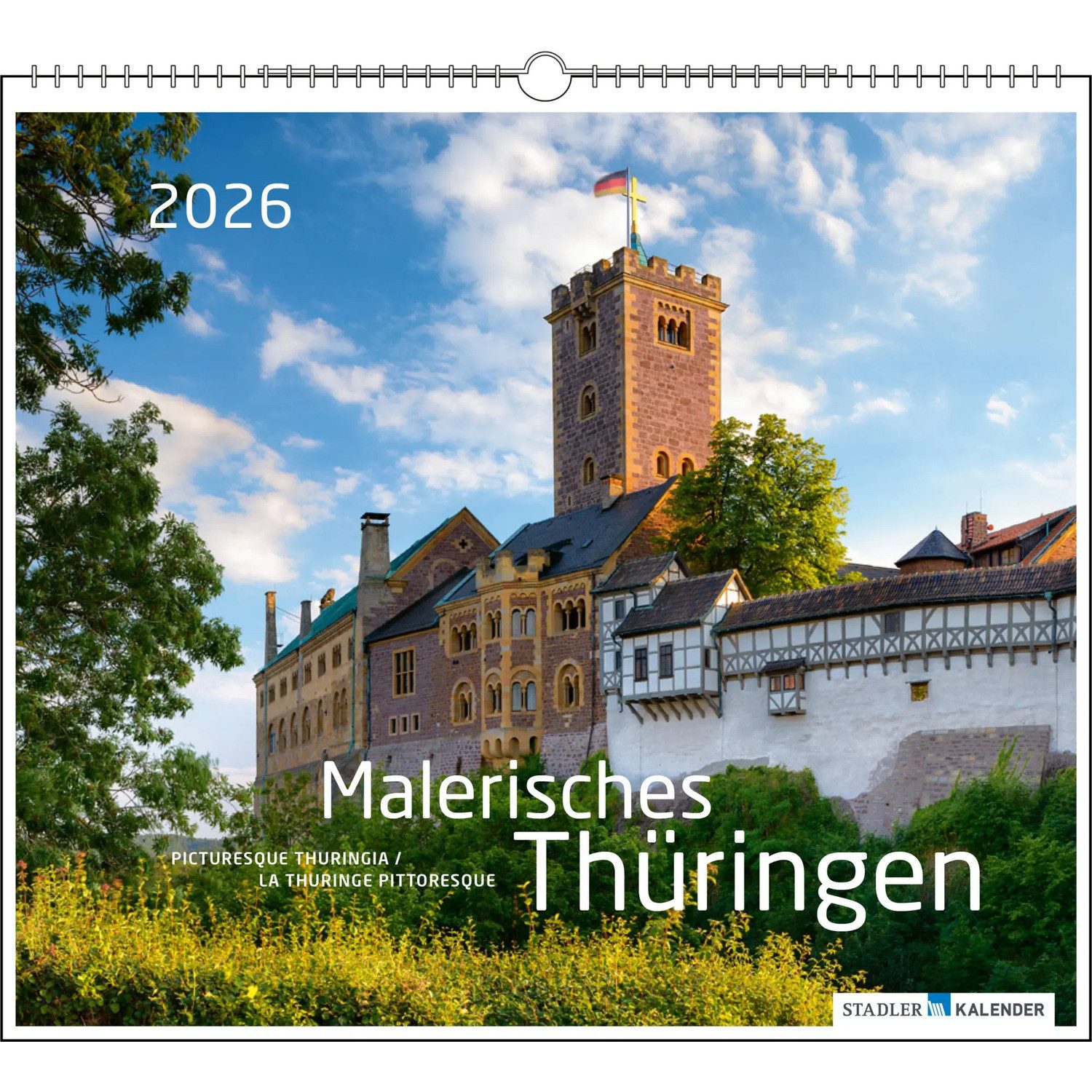 Stadler Wandkalender Malerisches Thüringen 2026