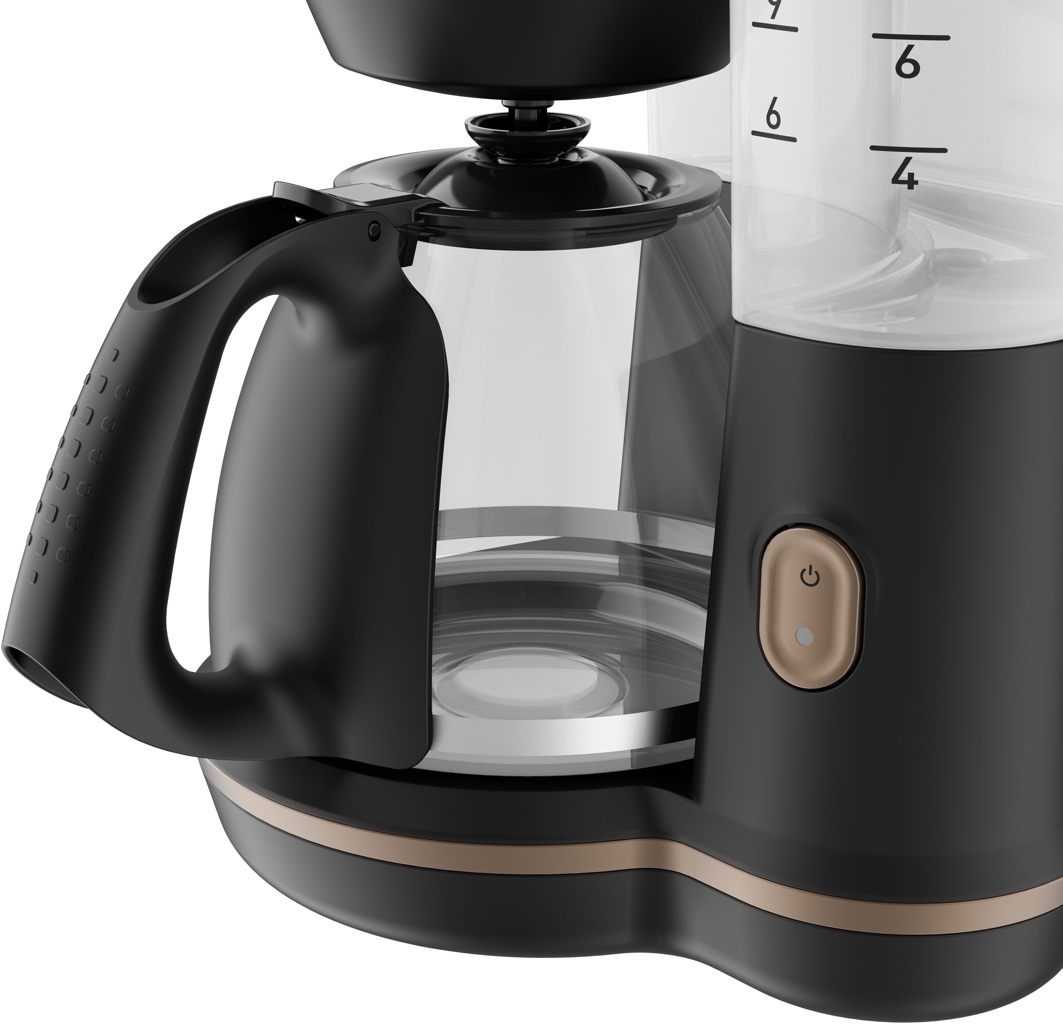 15 Filterkaffeemaschine zwei mit L, 10 Tassen, Kaffeekanne, herausnehmbarer 1,25 CM5338 1,25l Incluedo, Tefal - Filtereinsatz Griffen