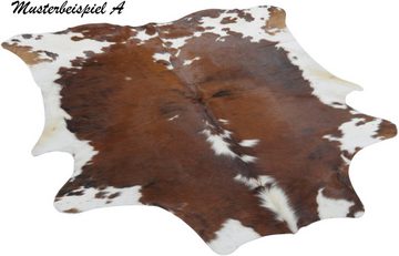 Fellteppich Muh 6825, THEKO, fellförmig, Höhe: 3 mm, echtes Rinderfell, Naturprodukt - jedes Rinderfell ein Einzelstück