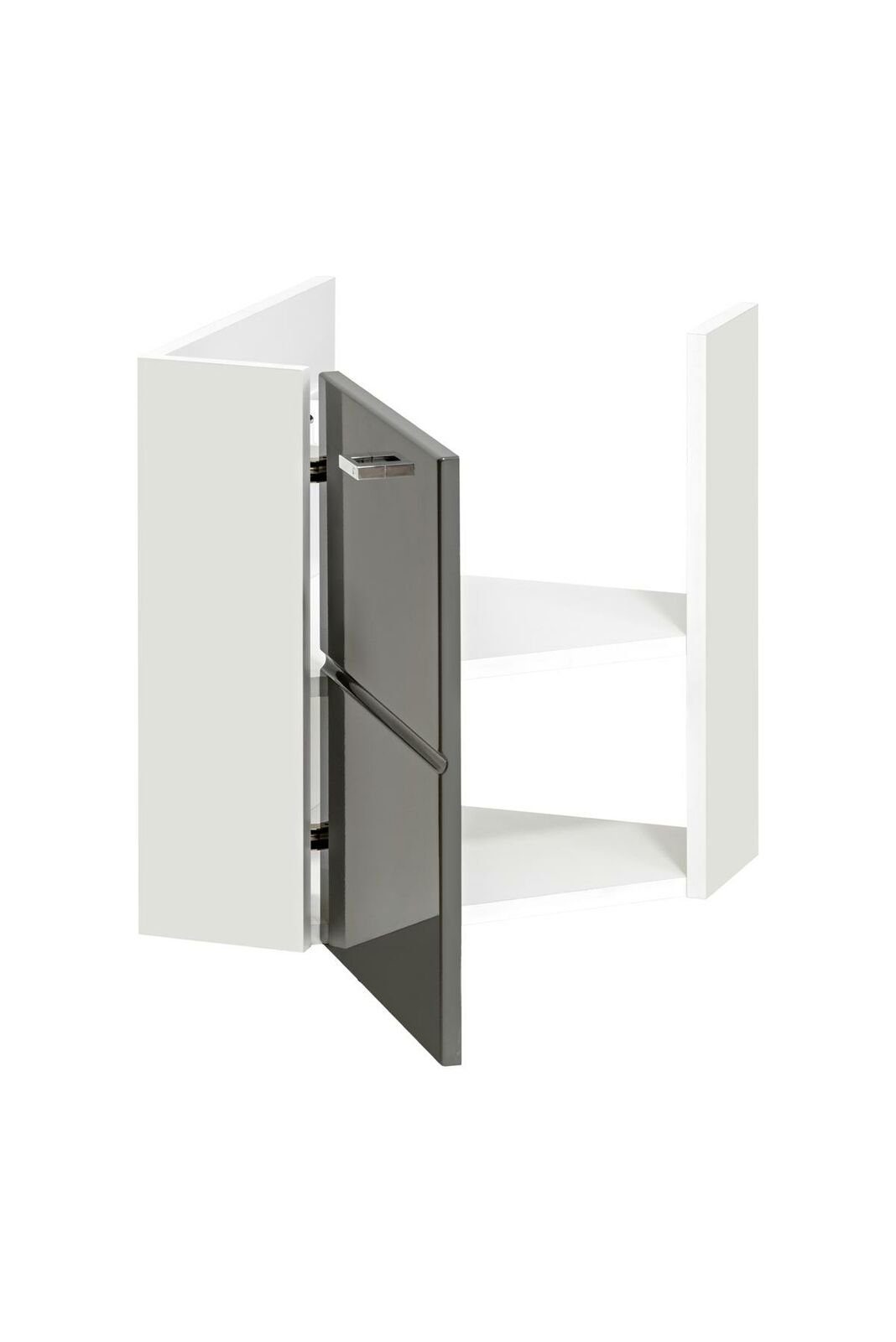 JVmoebel Waschtisch Eck Waschtisch mit Keramikbecken und Unterschrank in elegantem Design, Made in Europa