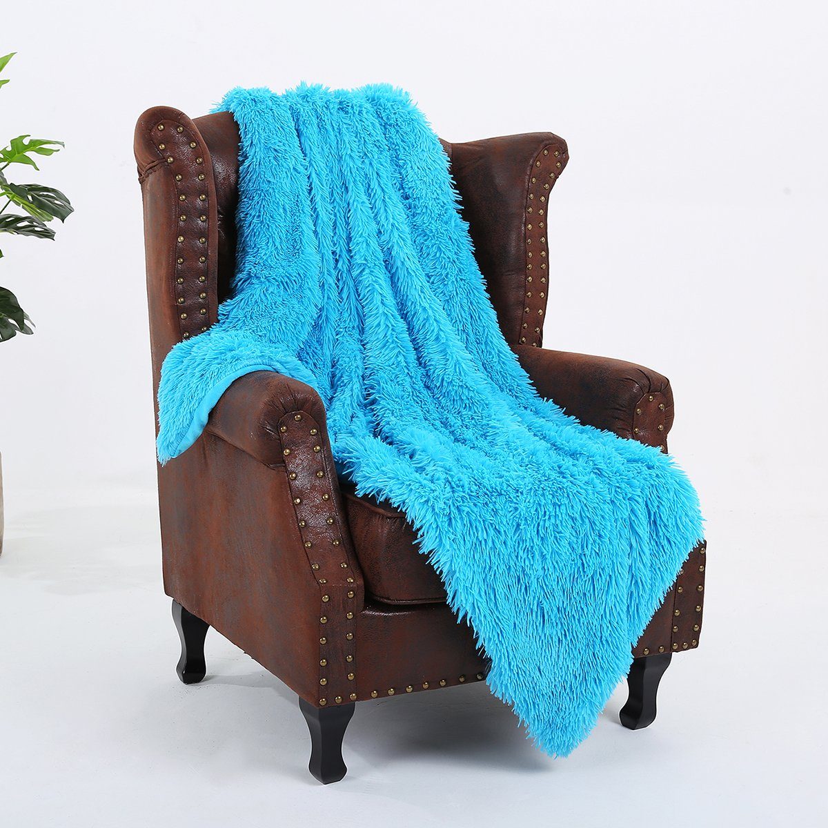 Rosnek Tagesdecke Flanelldecke, Solide Warm Lang günstig online kaufen