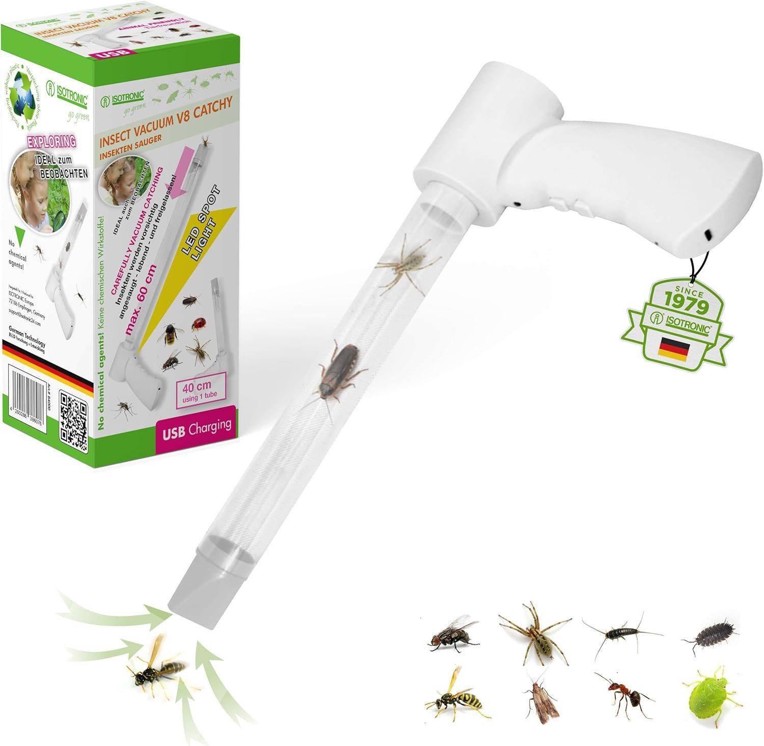 ISOTRONIC Средство от насекомыхgerät Isotronic "V8 Catchy" Insektensauger, 1-tlg.