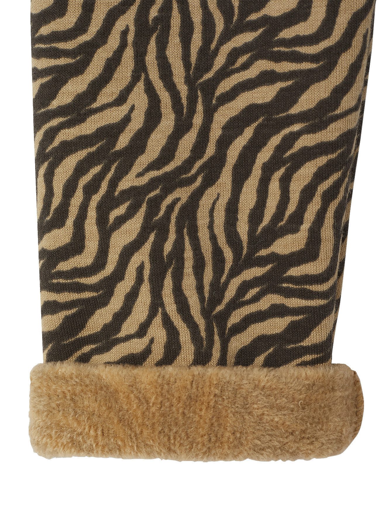 vertbaudet Leggings Mädchen Thermo-Leggings Dehnbund, Regenboegen oder Einhoerner