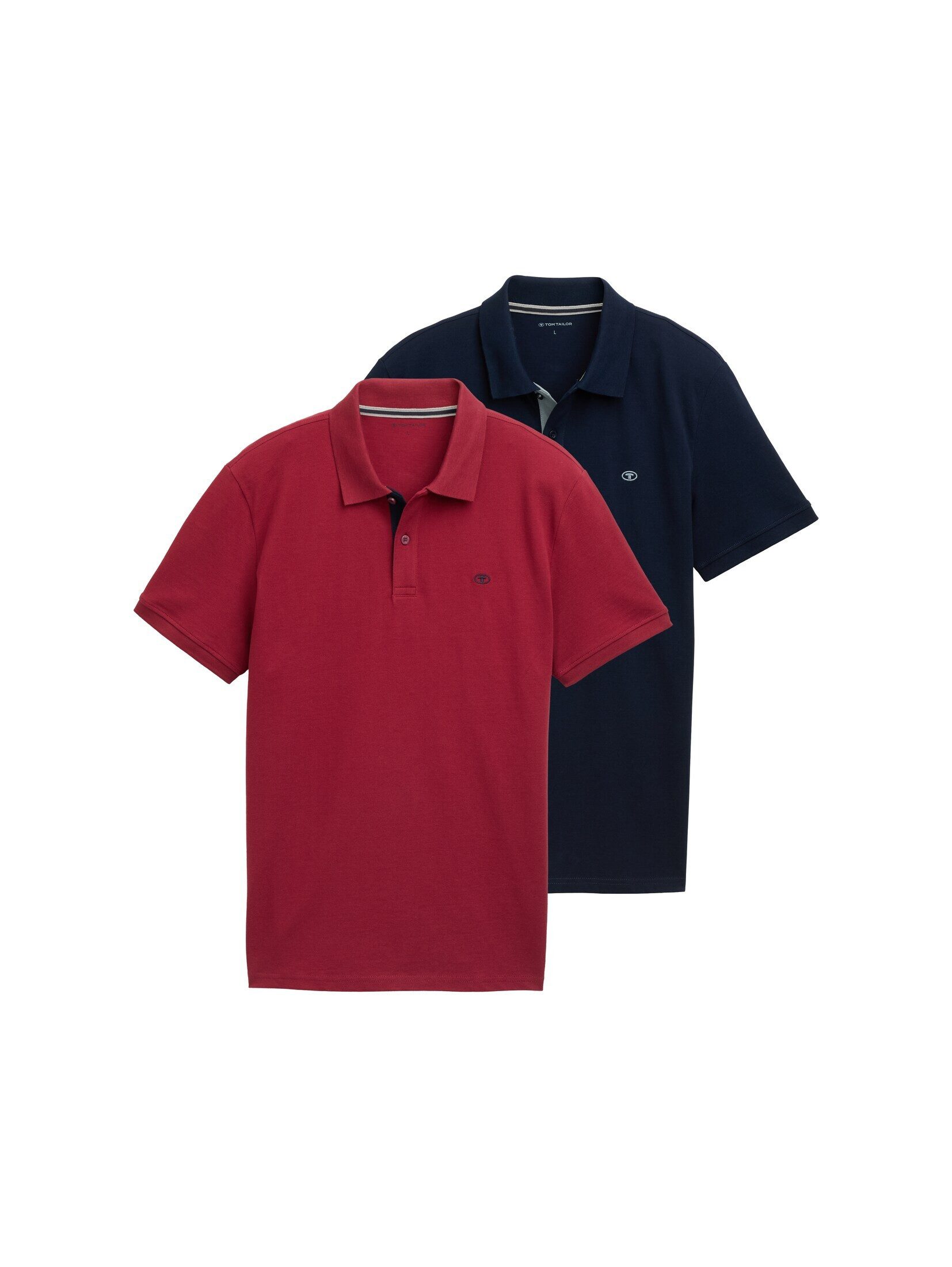 TOM TAILOR Poloshirt Poloshirts im 2er-Pack günstig online kaufen