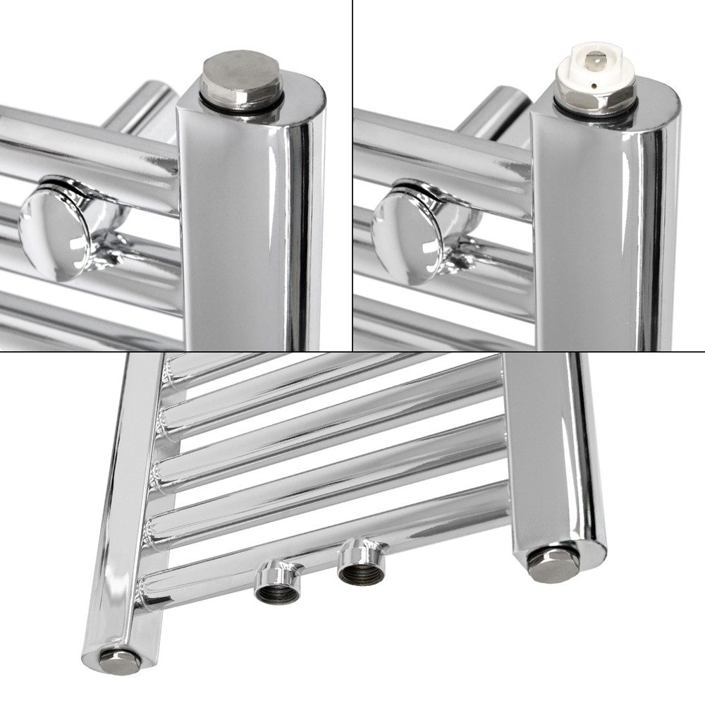 LuxeBath Badheizkörper Sahara Heizkörper Handtuchtrockner Badezimmer Heizung für Handtücher, Design Handtuchheizkörper Handtuchwärmer Mittelanschluss gerade 280 W