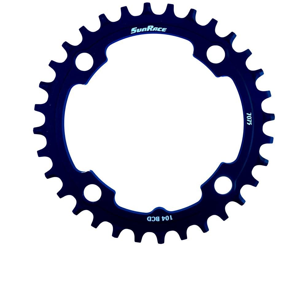 SunRace Kettenschaltung Sunrace 1x11s Kettenblatt Alu Narrow Wide 32z schwarz BCD 104 mm