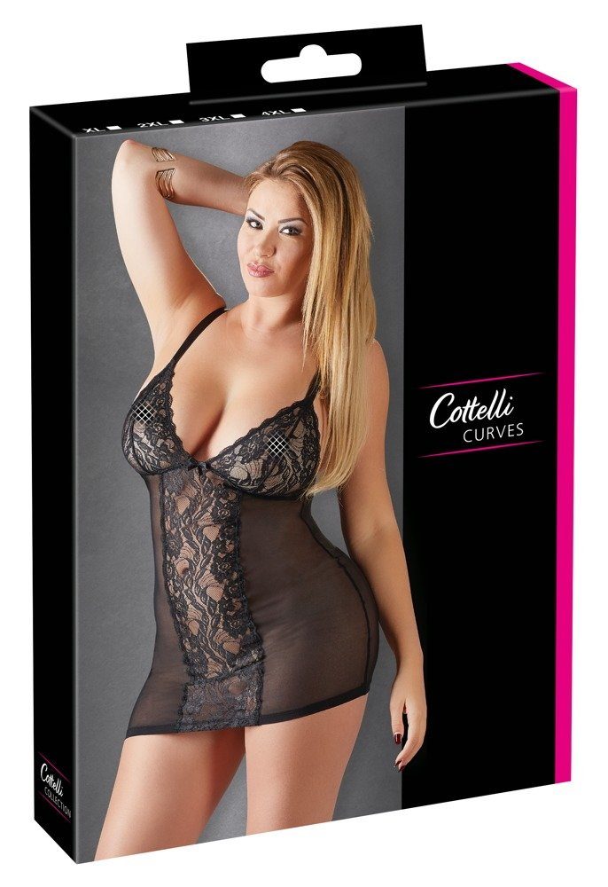 Netzkleid Cottelli CURVES - Dessouskleid - (2XL,3XL,4XL,XL)