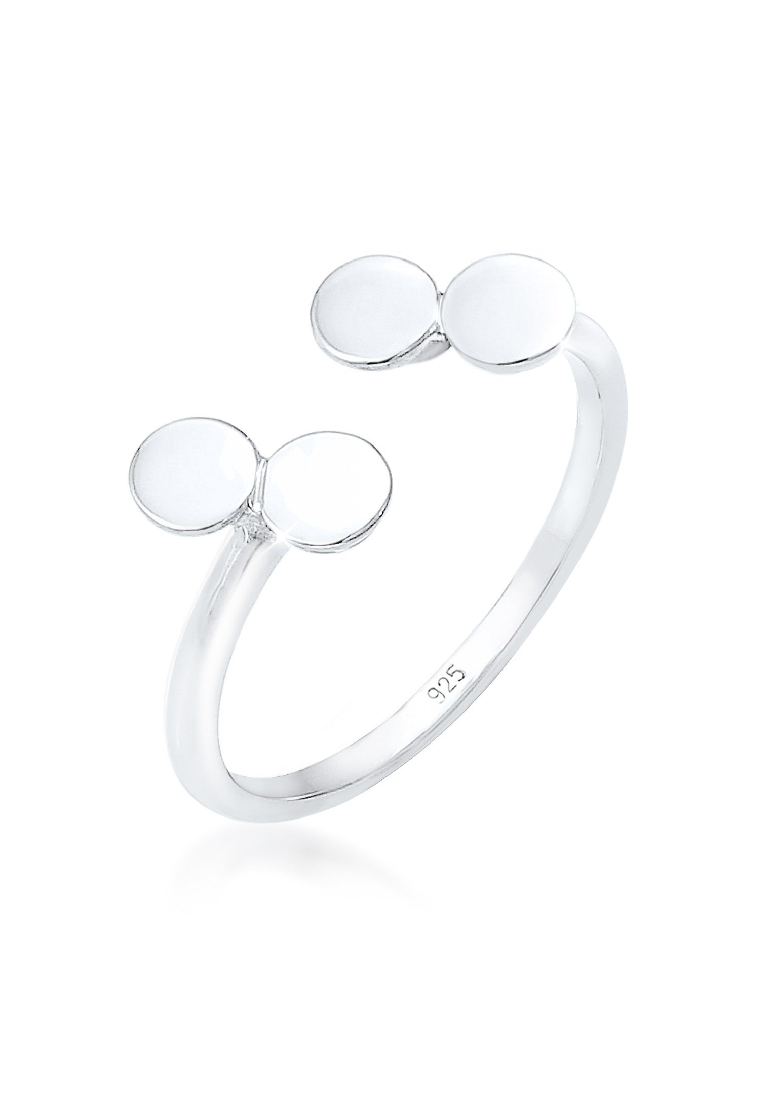 Elli Fingerring Kreis PLättchen Look Offen günstig online kaufen