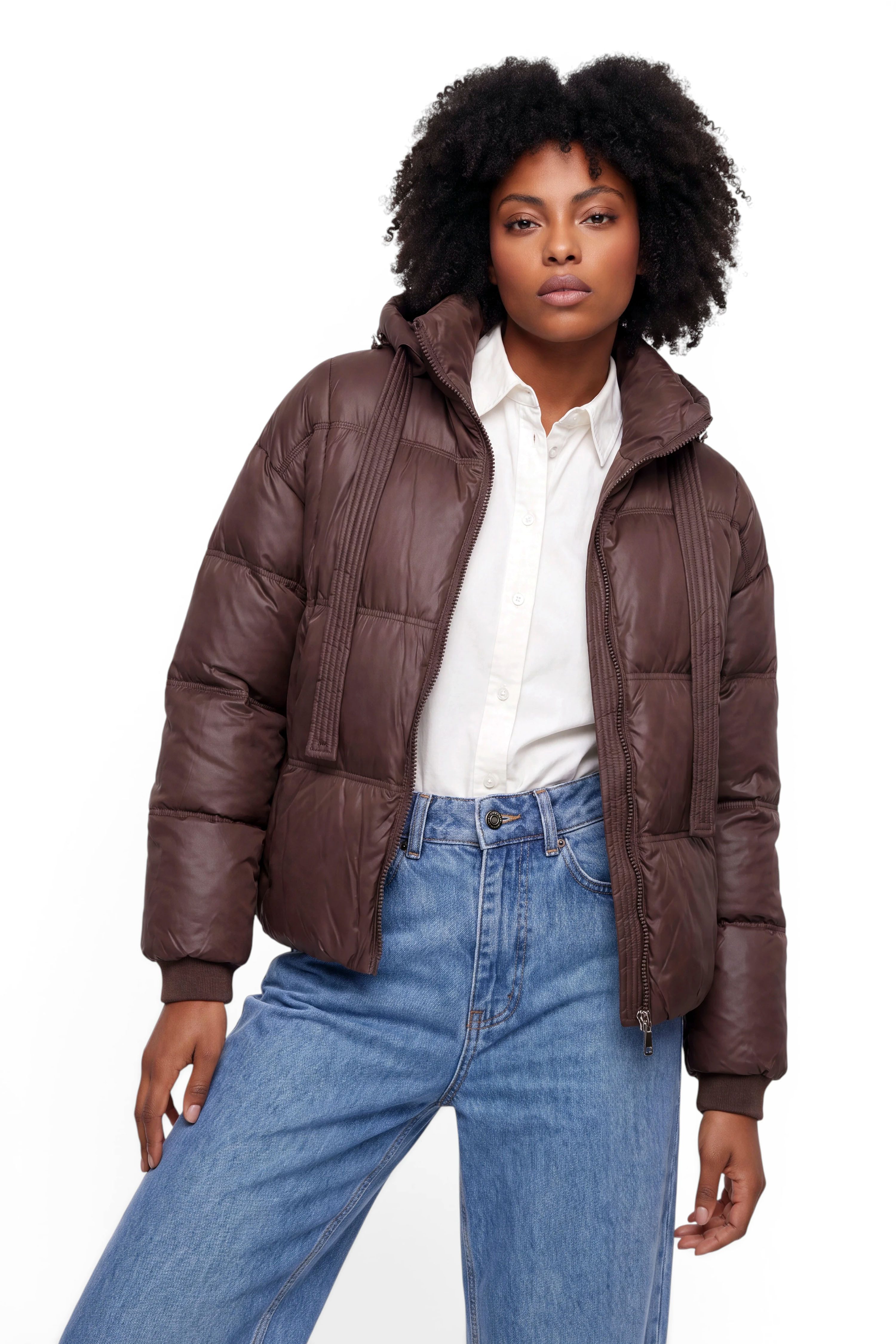 FUNK since 1776 Daunenjacke leichte Steppjacke mit abnehmbarer Kapuze