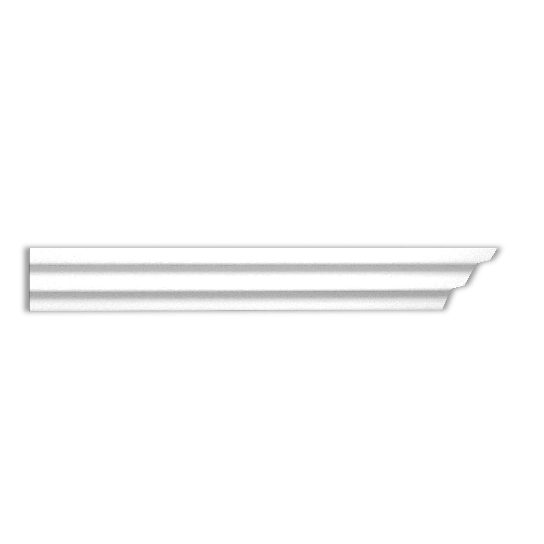 Homestar Zierleiste T 70 (50 x 50 mm), Länge 2 m, zum kleben, Polystyrol