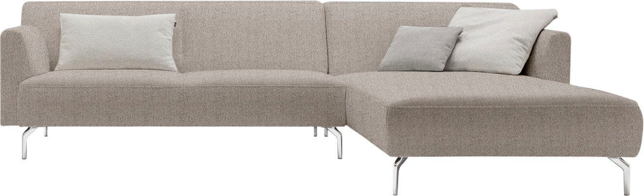 hülsta sofa Ecksofa hs.446, in minimalistischer, schwereloser Optik, Breite 296 cm