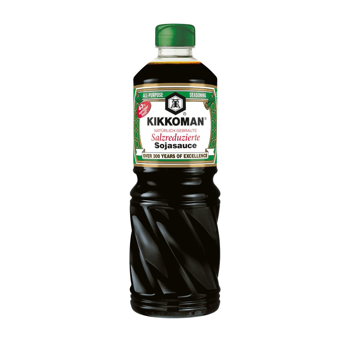 Develey Saucen, Kikkoman Sojasauce Salzreduziert natürlicher Geschmack Flasche 975ml
