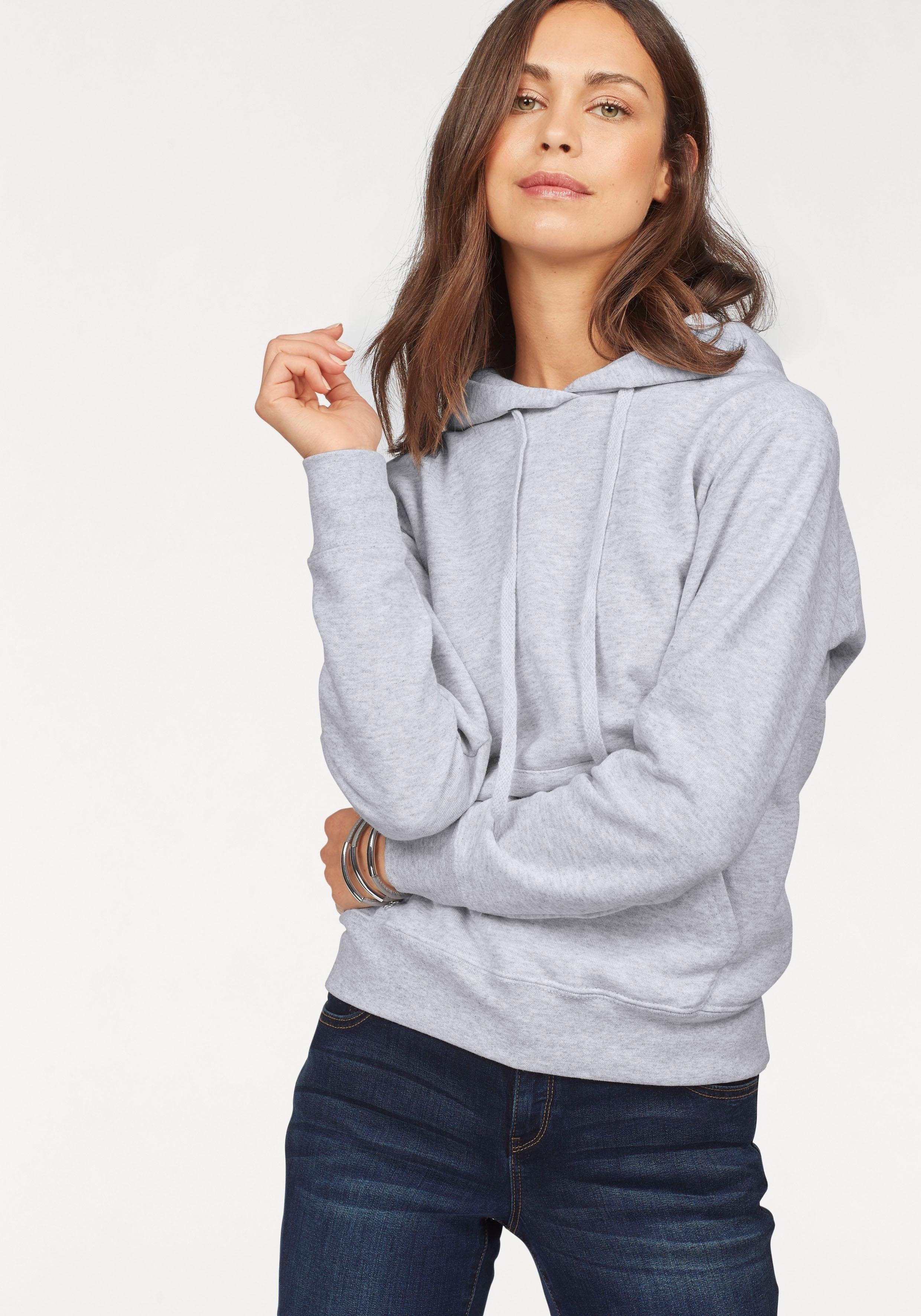 Fruit of the Loom Kapuzensweatshirt Classic hooded Sweat Lady-Fit mit Kängu günstig online kaufen